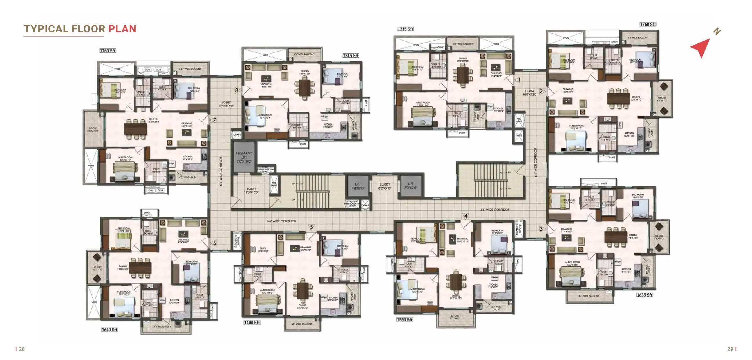 Ark Samyak Floor Plans & Layout