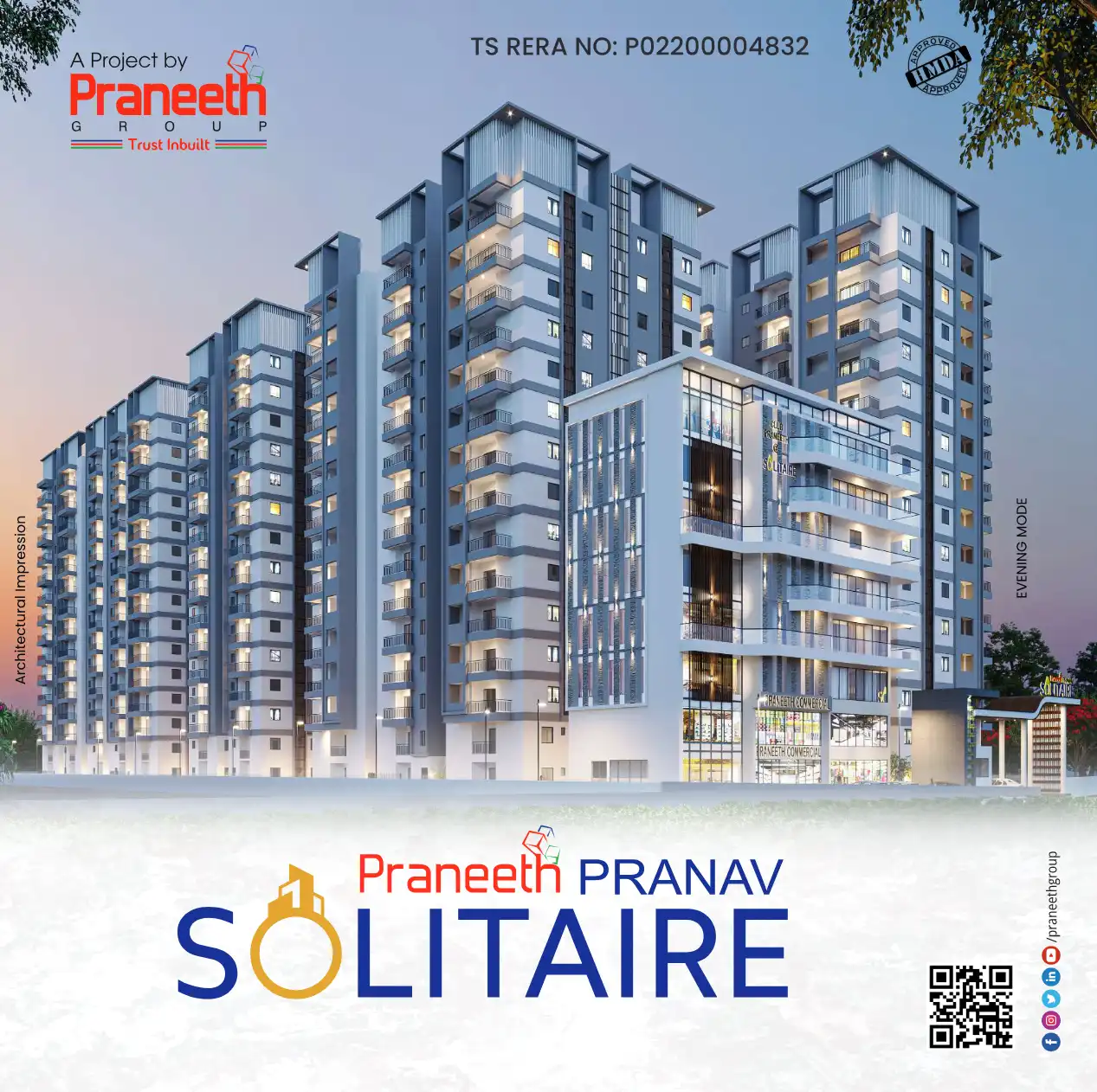 Solitaire project blurred background