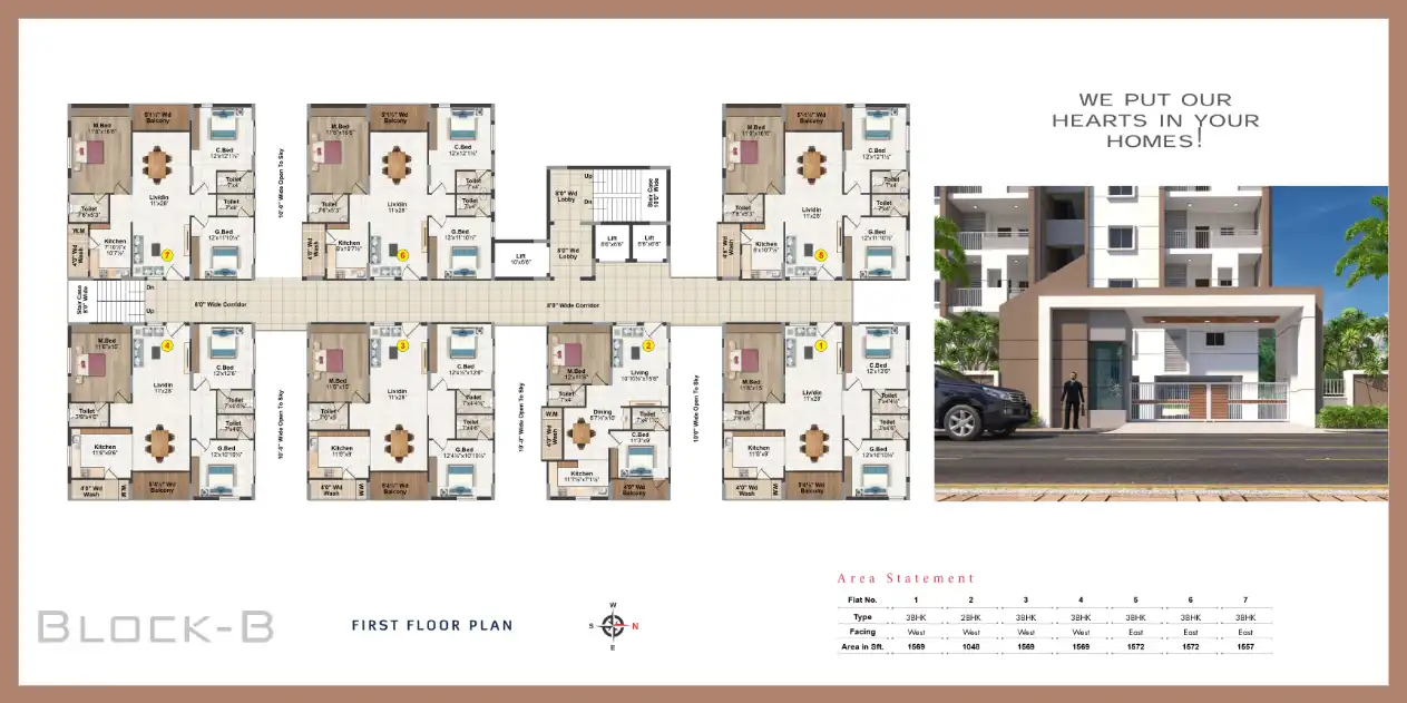 Kinetic Palazzo Floor Plans & Layout