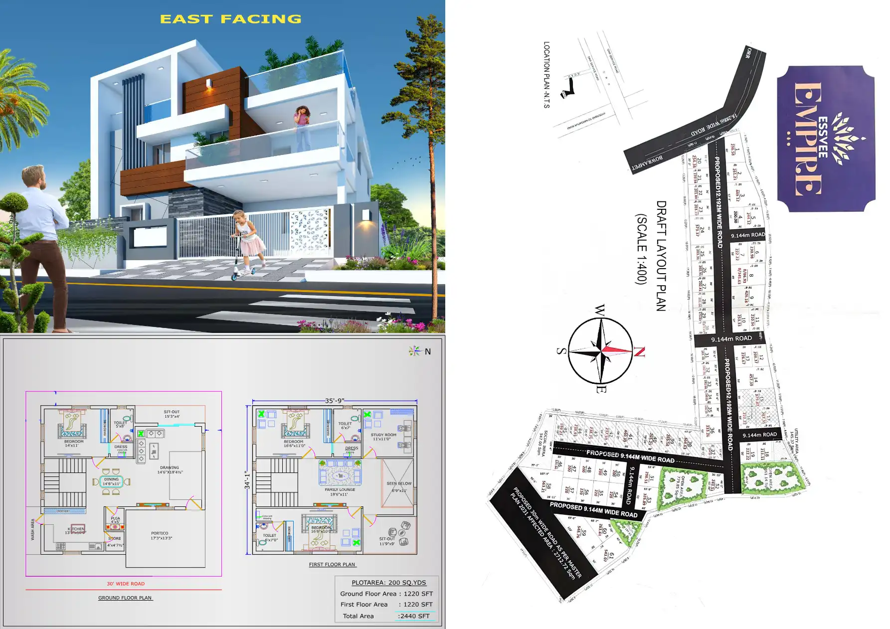 Essvee Empire Floor Plans & Layout