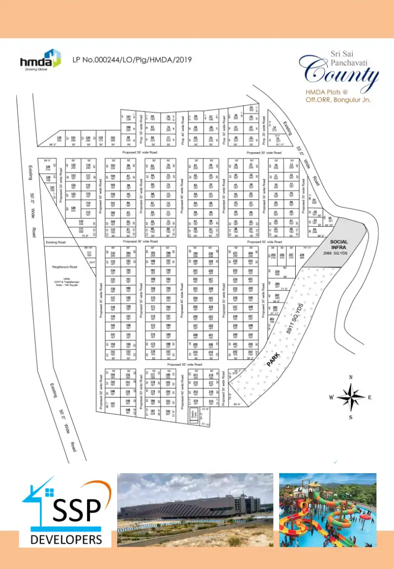 Sri Sai Panchavathi Hills Floor Plans & Layout