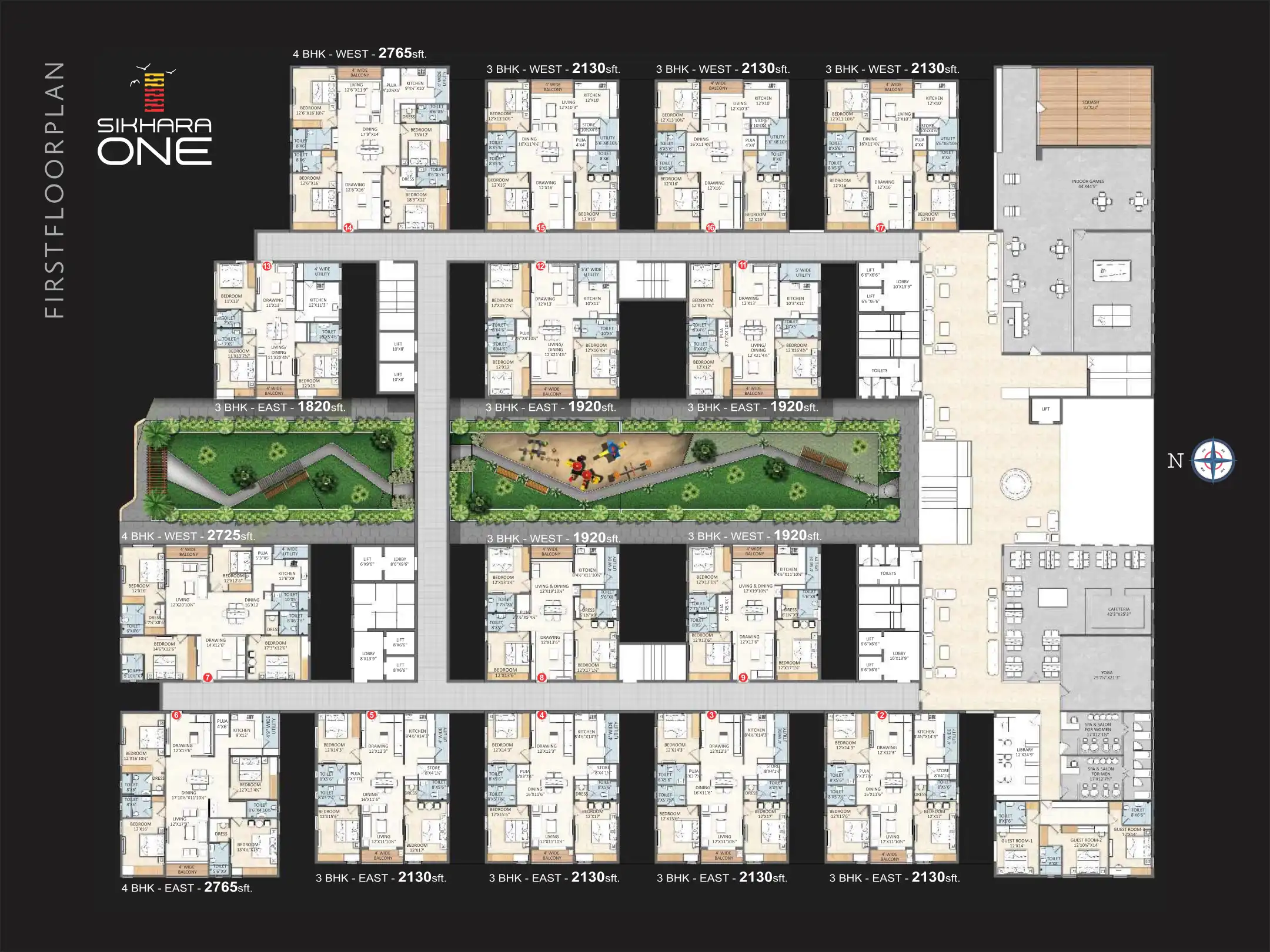 Sikhara One Floor Plans & Layout