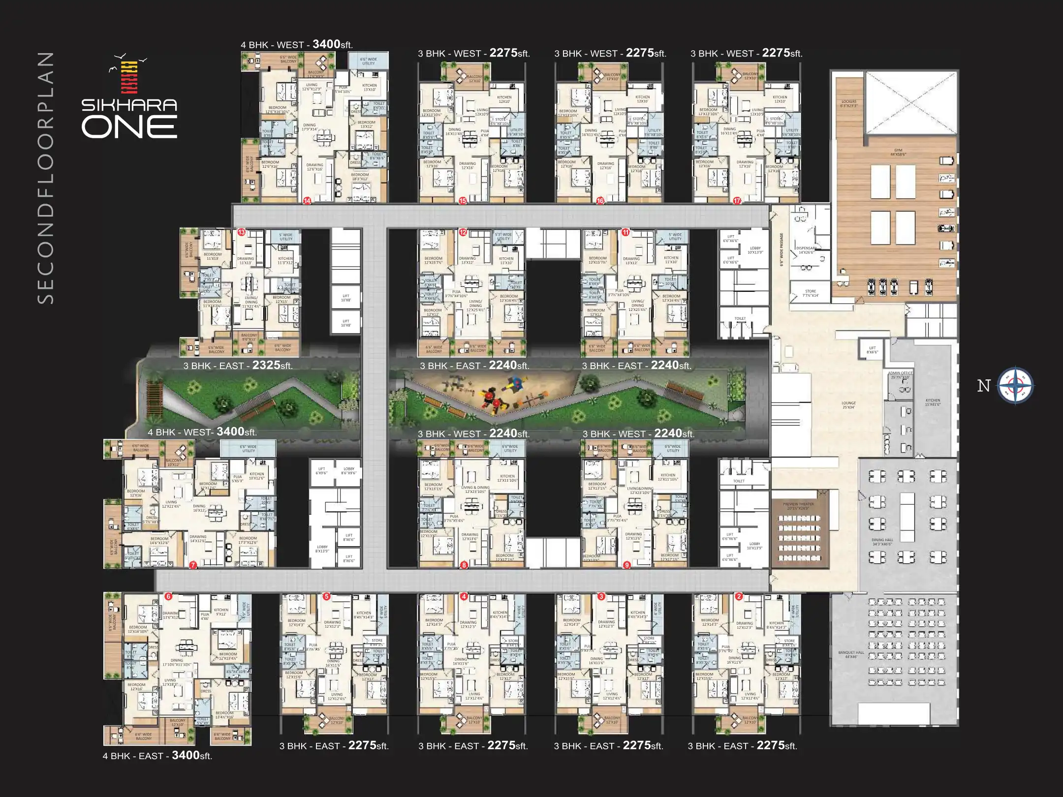 Sikhara One Floor Plans & Layout