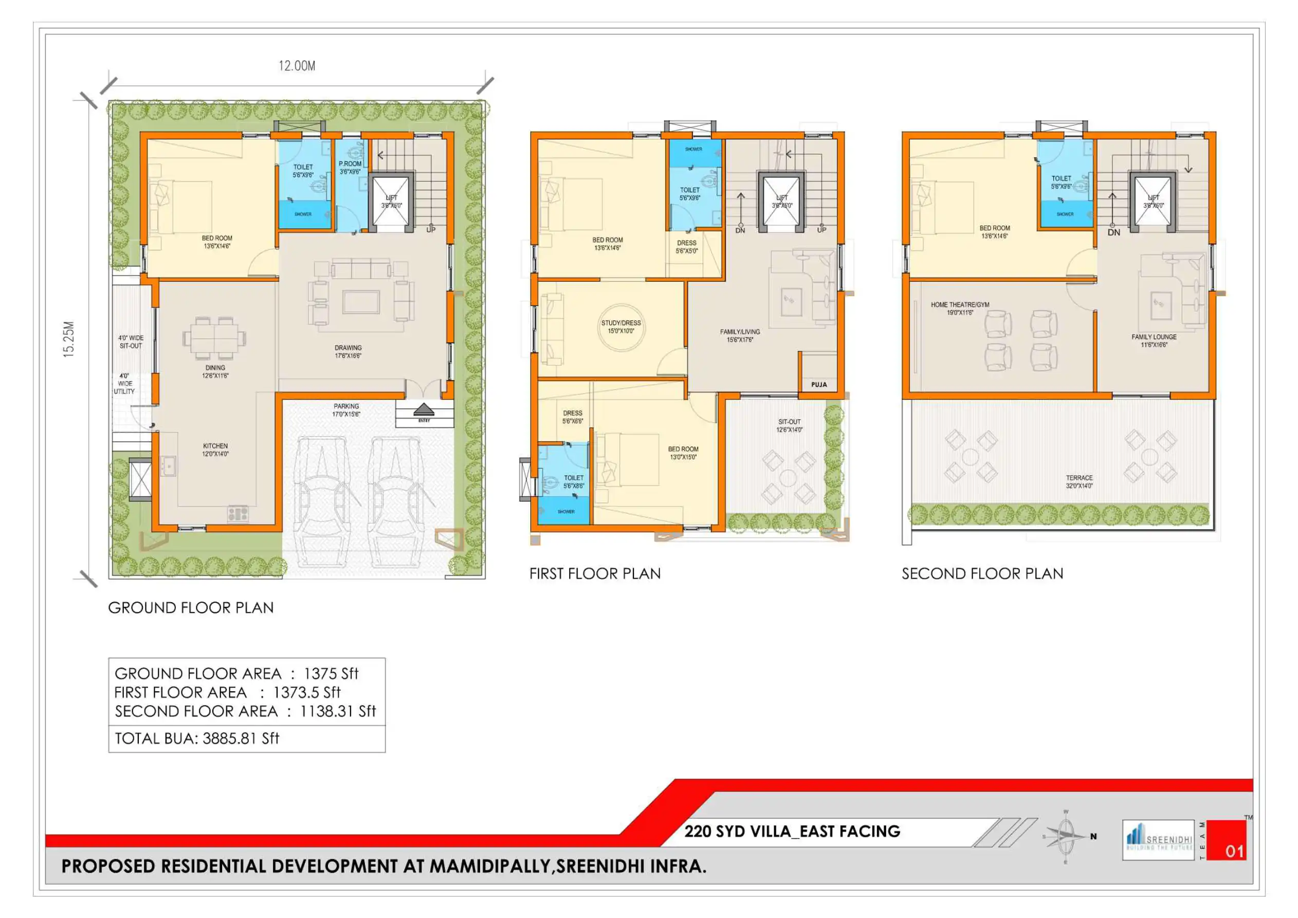 Srinidhi Homes Floor Plans & Layout