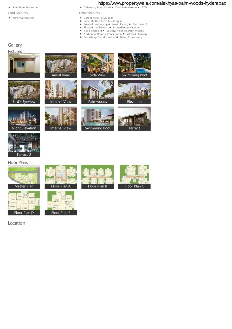 Alekhya Rise Floor Plans & Layout