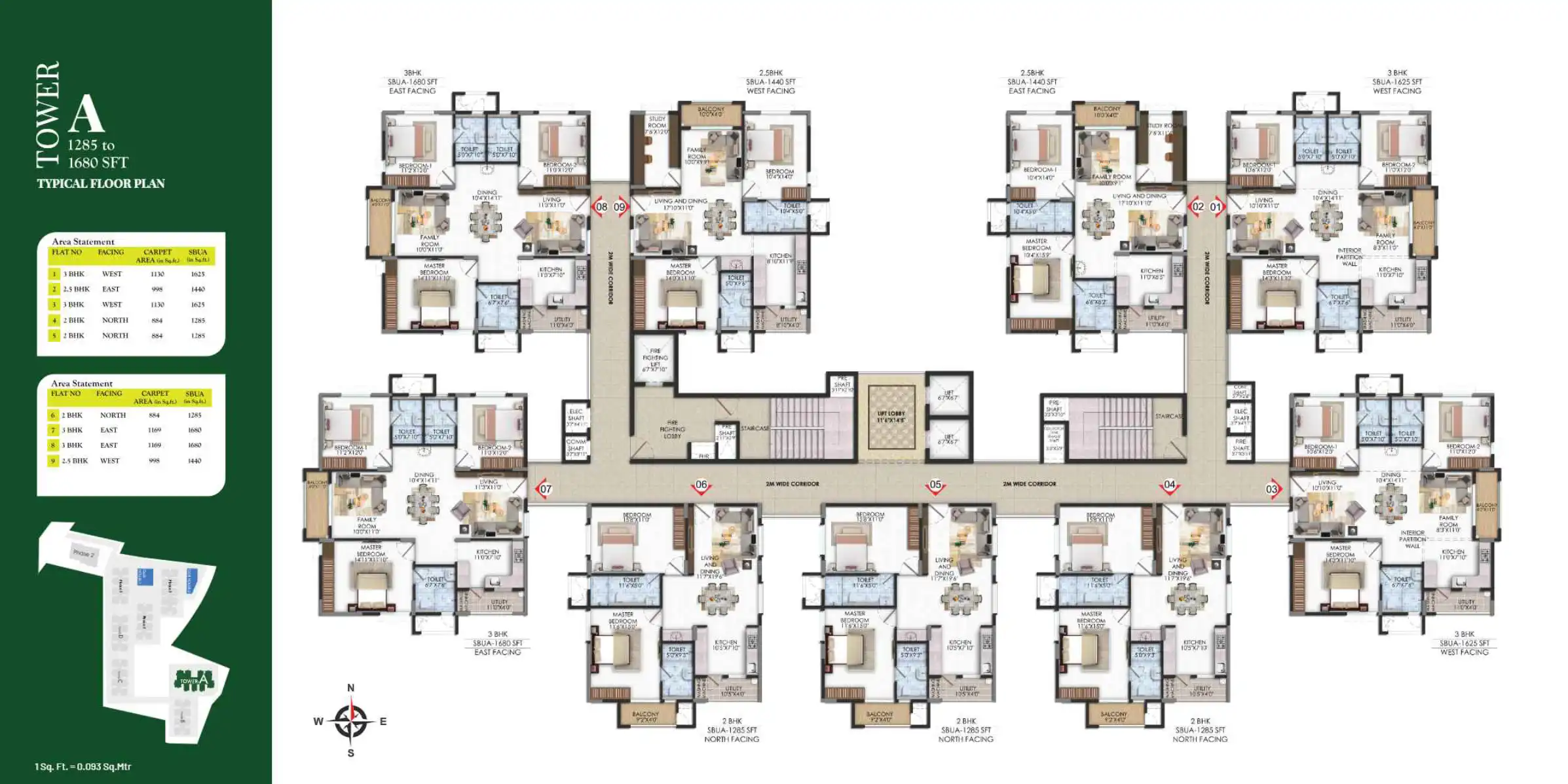 Sumadhuras Gardens by The Brook Floor Plans & Layout