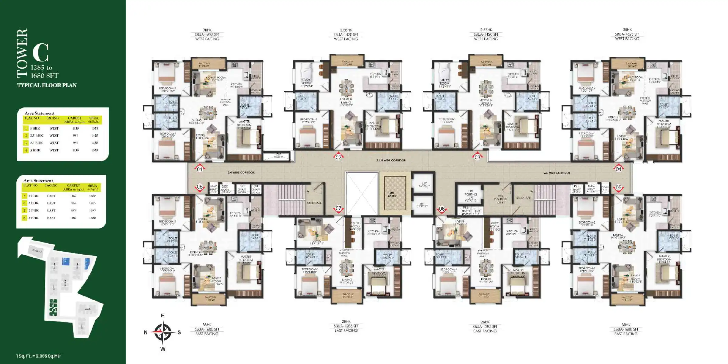 Sumadhuras Gardens by The Brook Floor Plans & Layout