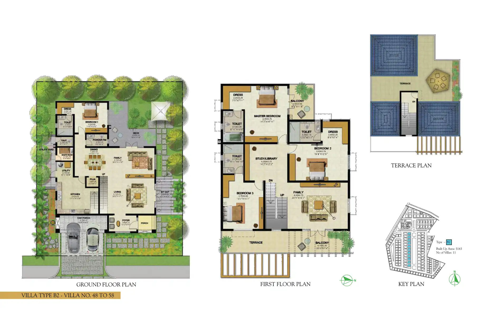 BR Enclave Floor Plans & Layout