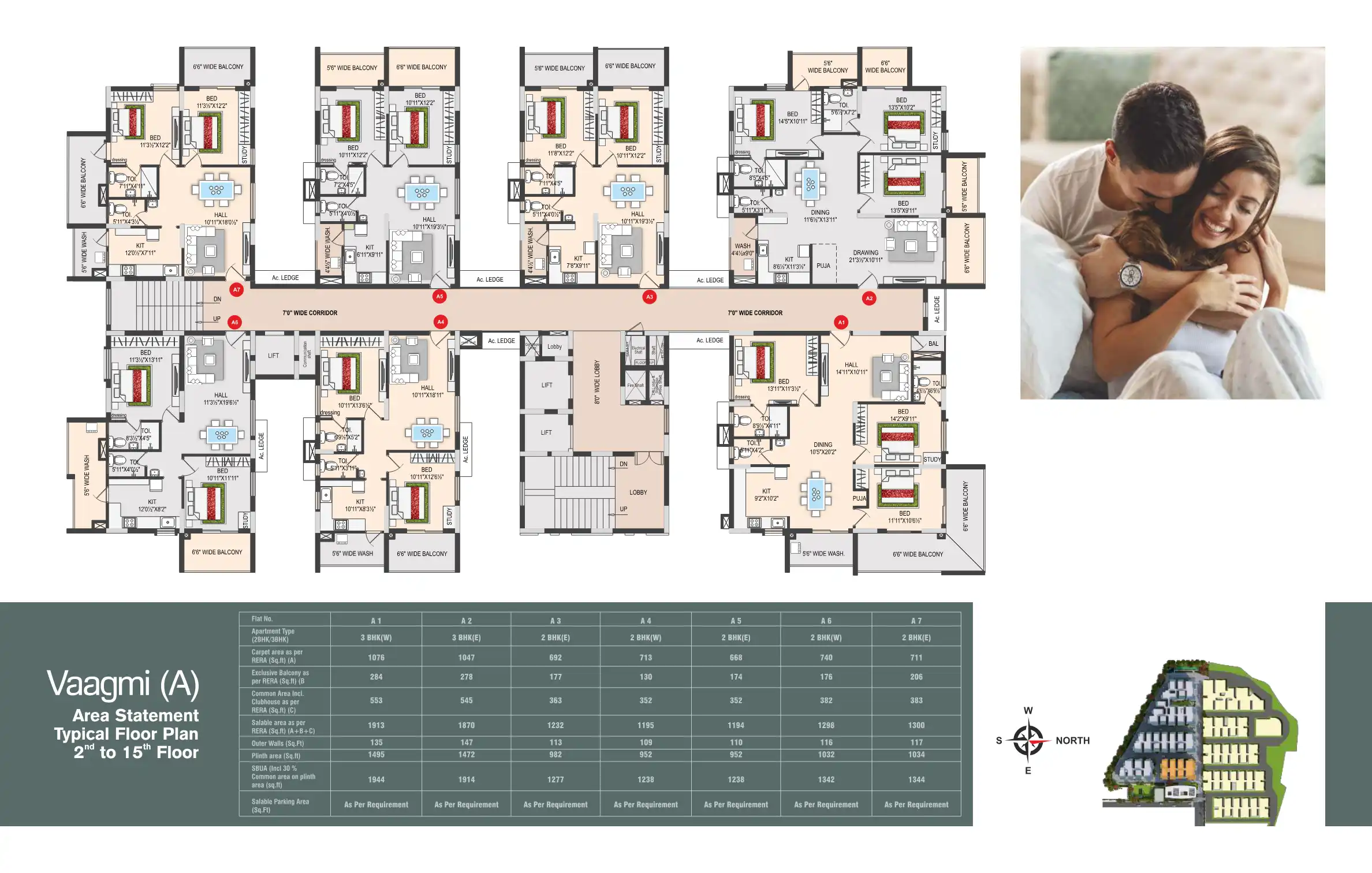Sai Towers Floor Plans & Layout