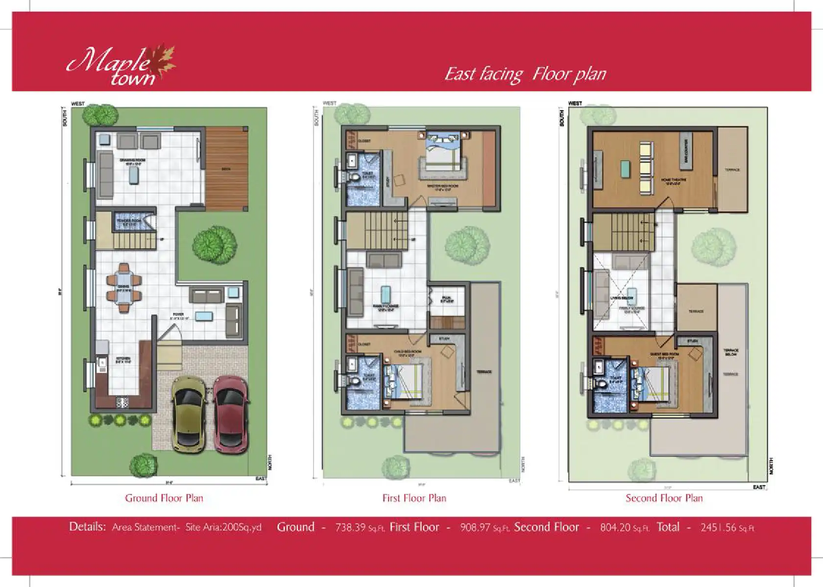 Maple Wood Floor Plans & Layout