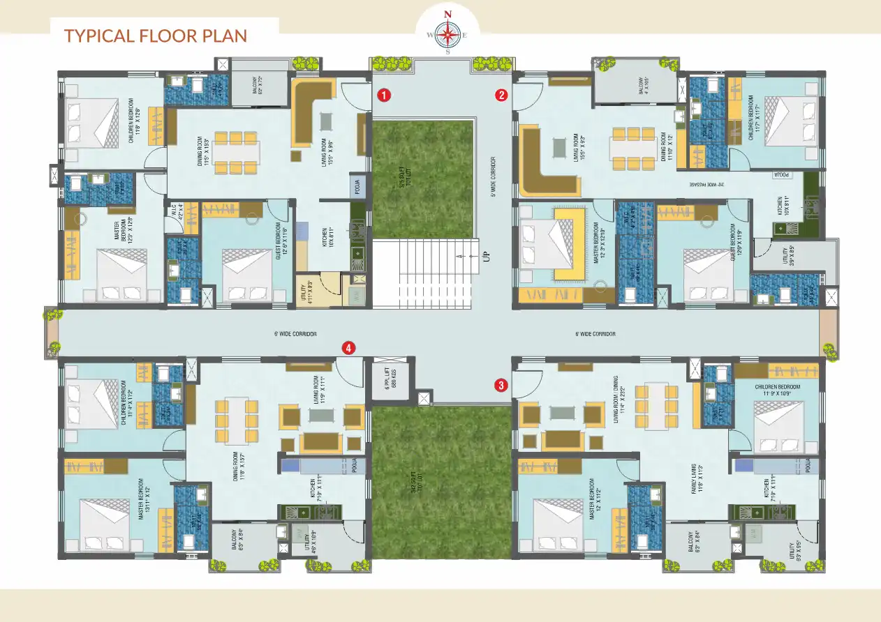 Shathabdhi Homes Arna Floor Plans & Layout