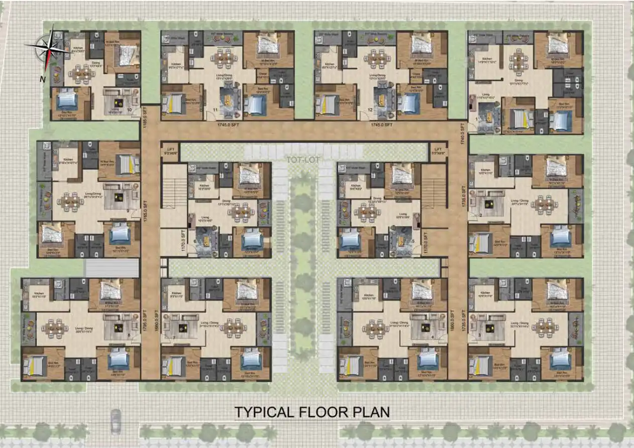 Fairmount Square Floor Plans & Layout