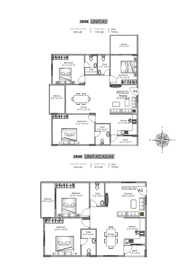 Elv 55 Eastfort Floor Plans & Layout