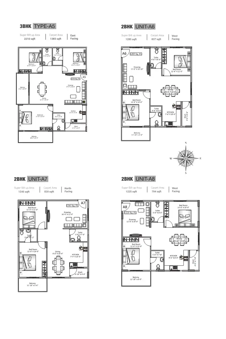 Elv 55 Eastfort Floor Plans & Layout