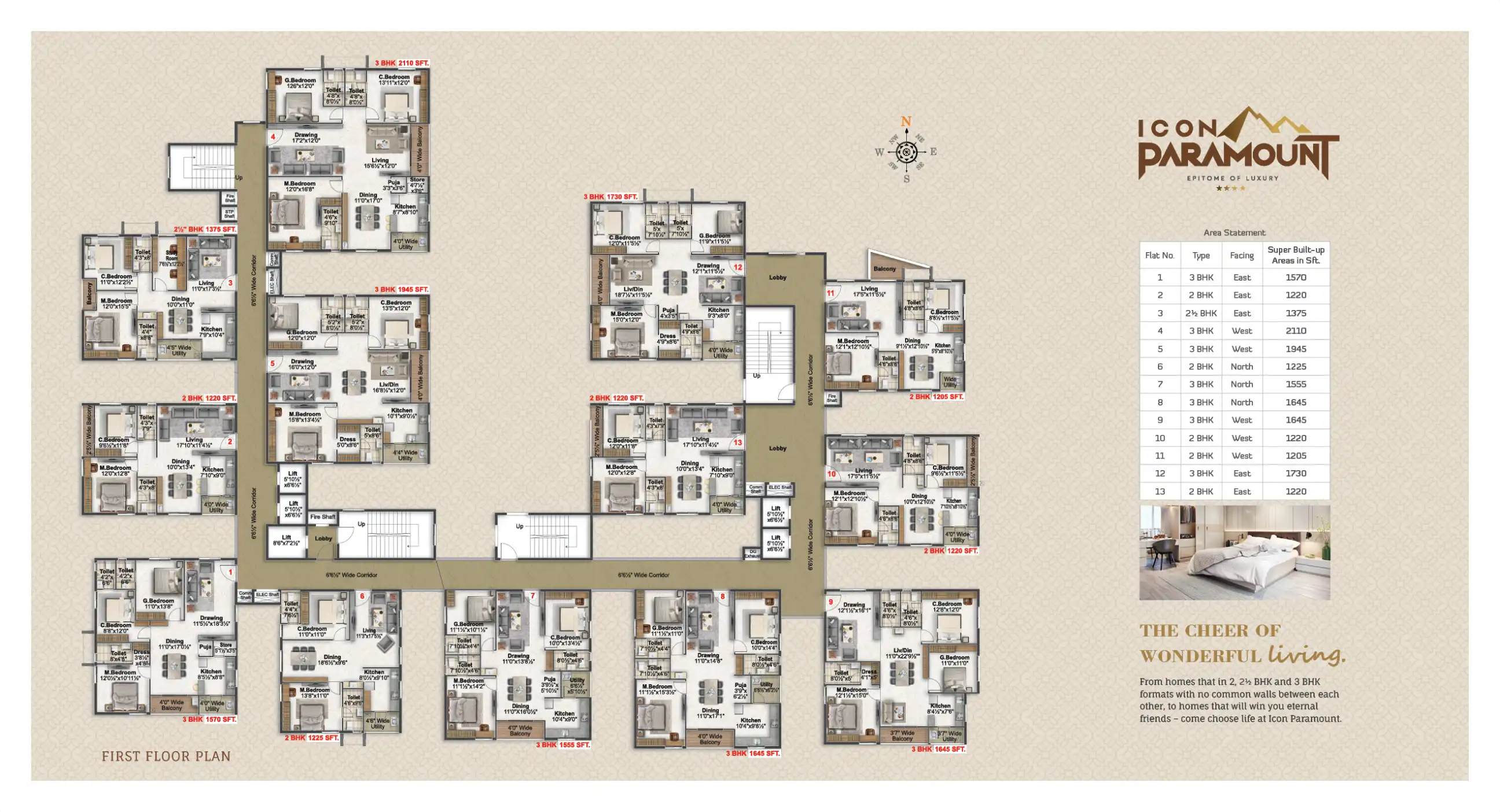 Icon Township Floor Plans & Layout