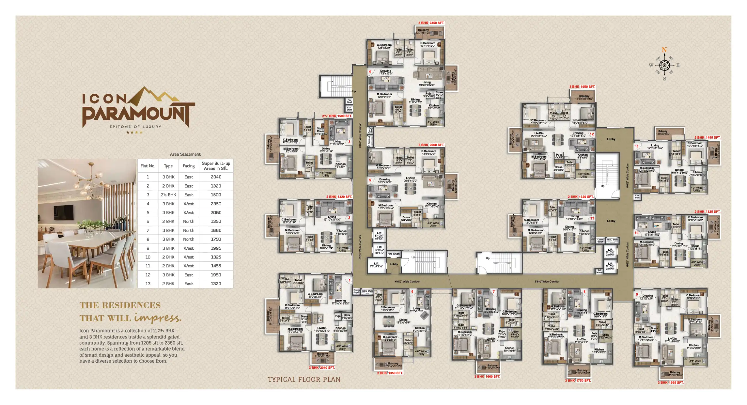 Icon Township Floor Plans & Layout