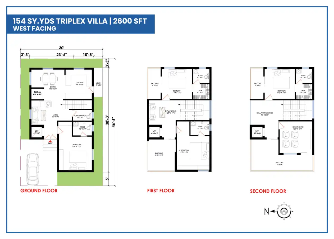 Gsr Pride - A Floor Plans & Layout