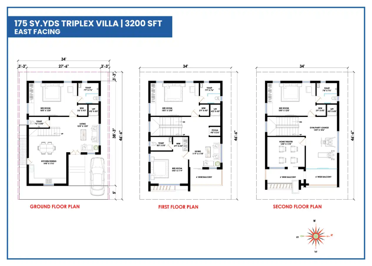 Gsr Pride - A Floor Plans & Layout