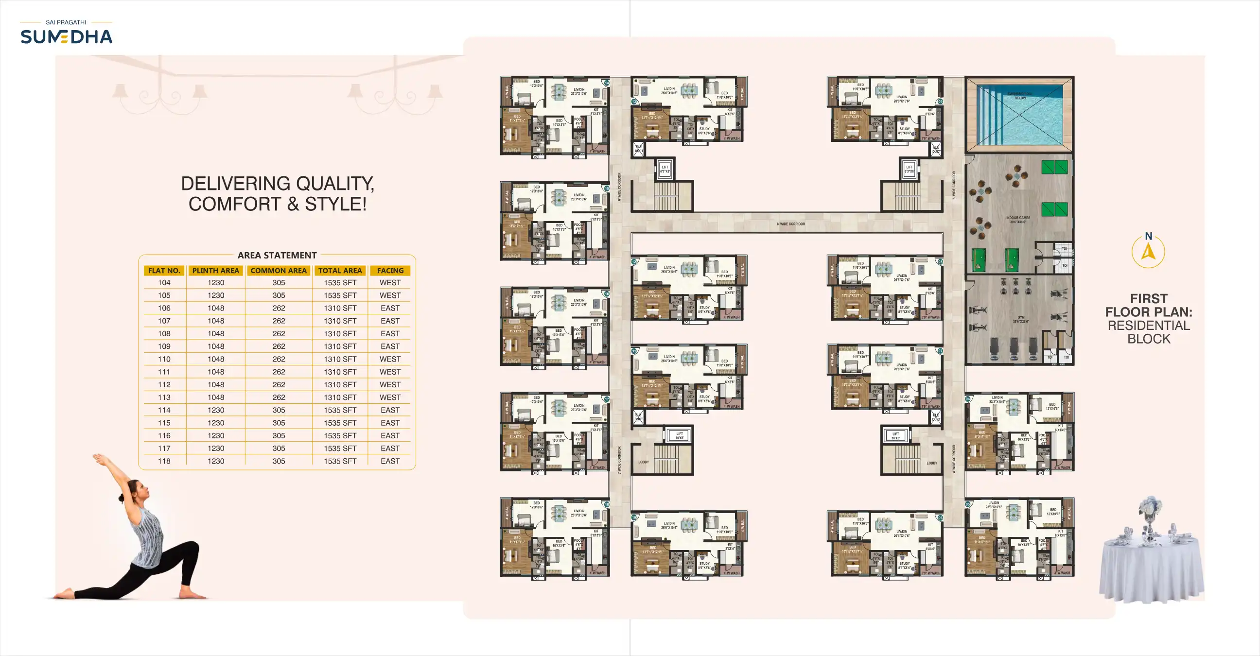 Sai Pragathi Sumedha Floor Plans & Layout