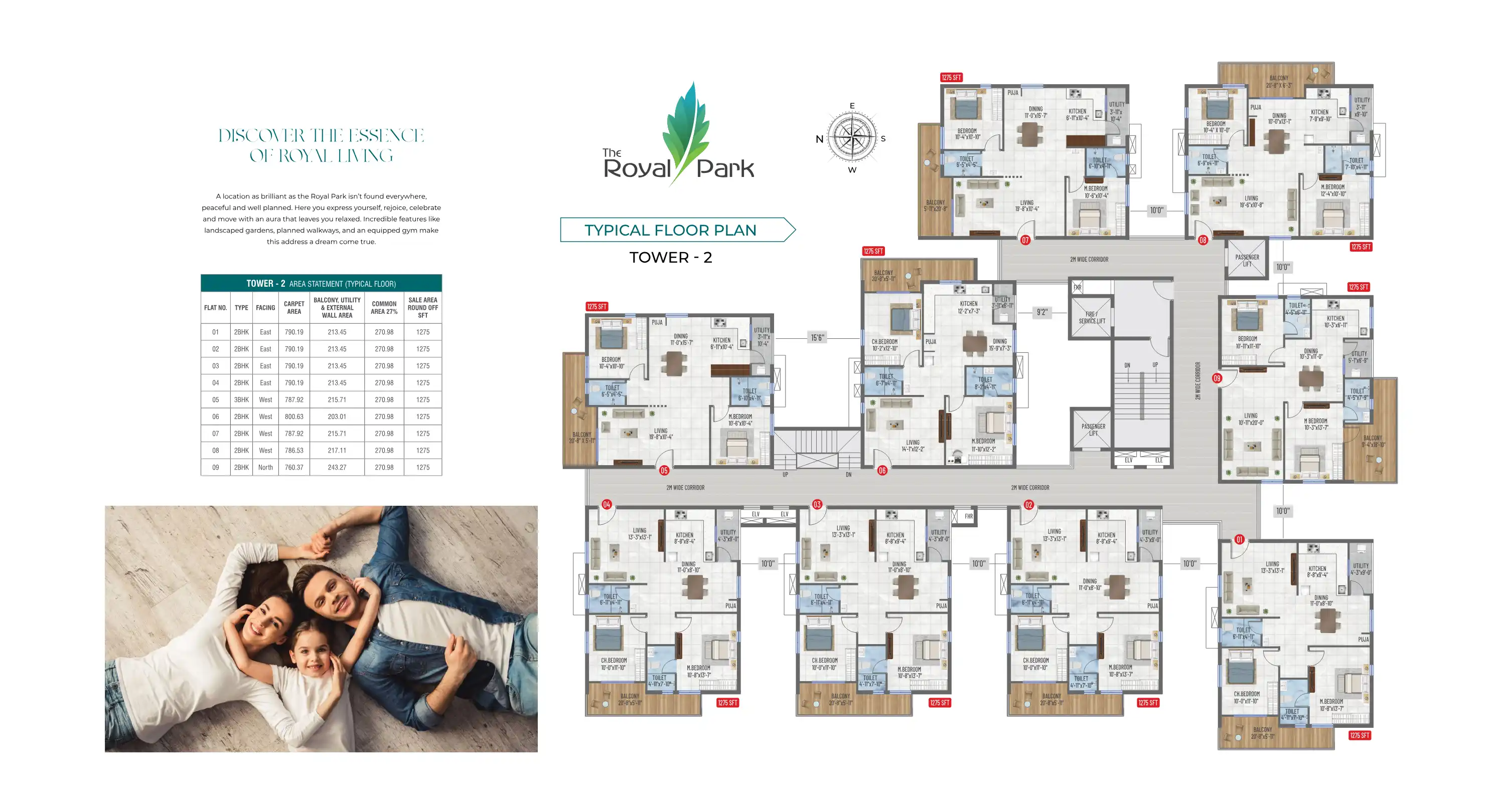 Royal Park Floor Plans & Layout