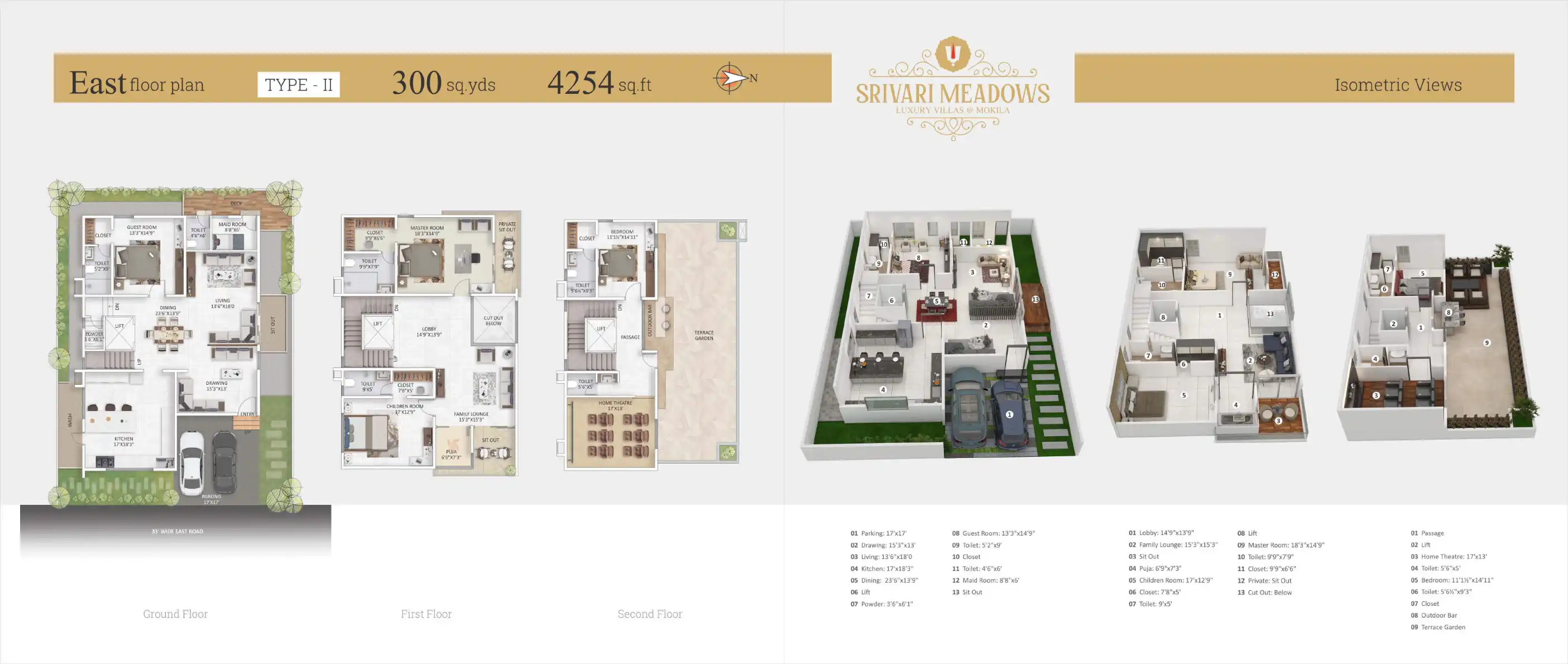 Srivari Meadows Floor Plans & Layout