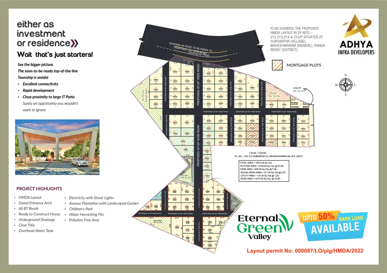 Eternal Green Valley Floor Plans & Layout