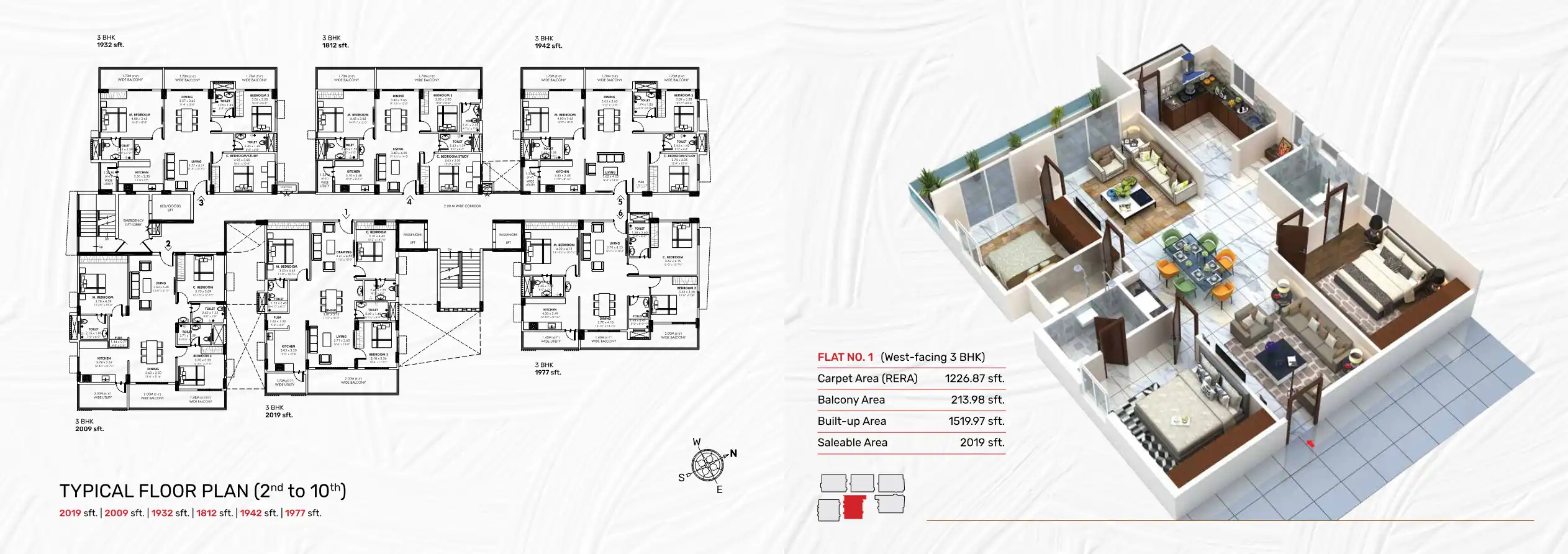 Manjeera Casa Floor Plans & Layout