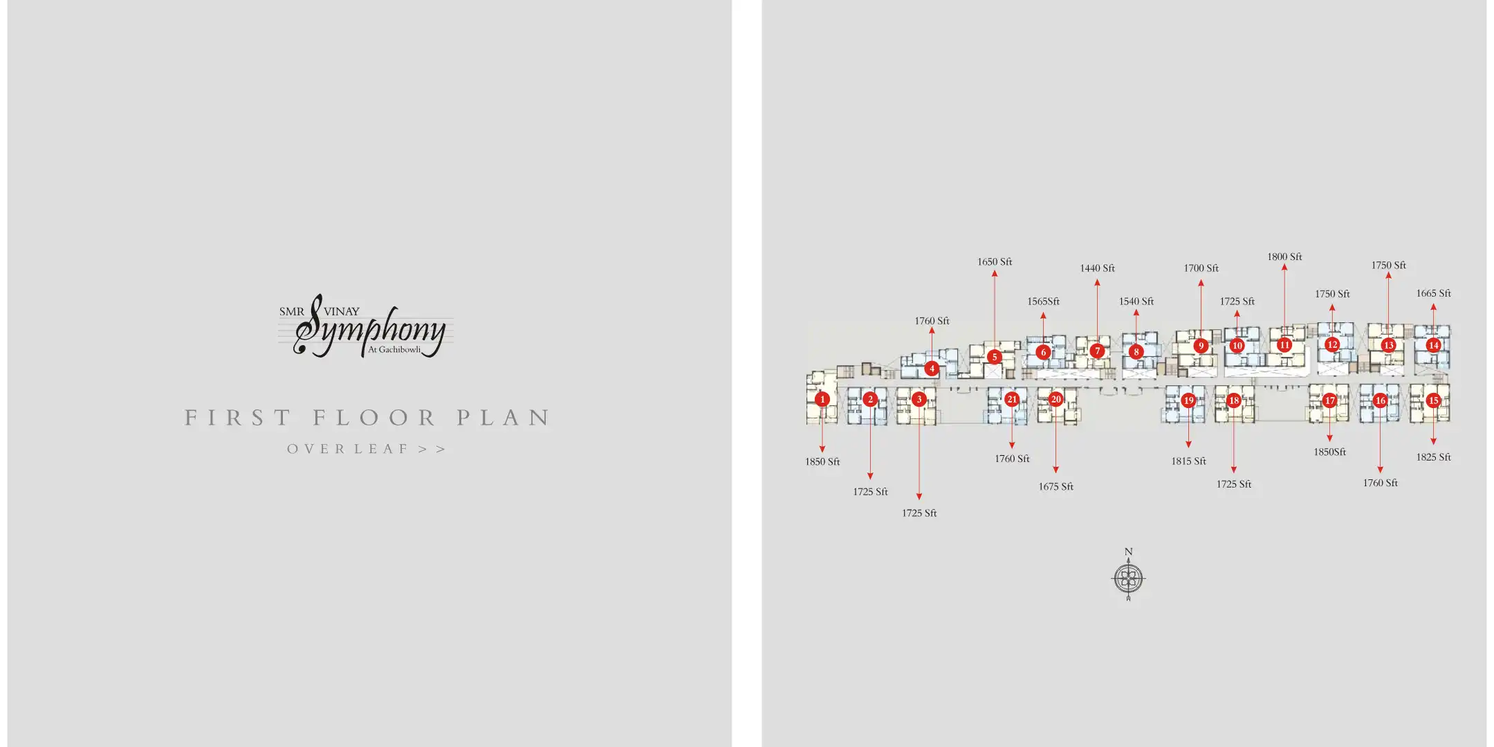 Saadhana Residency Floor Plans & Layout