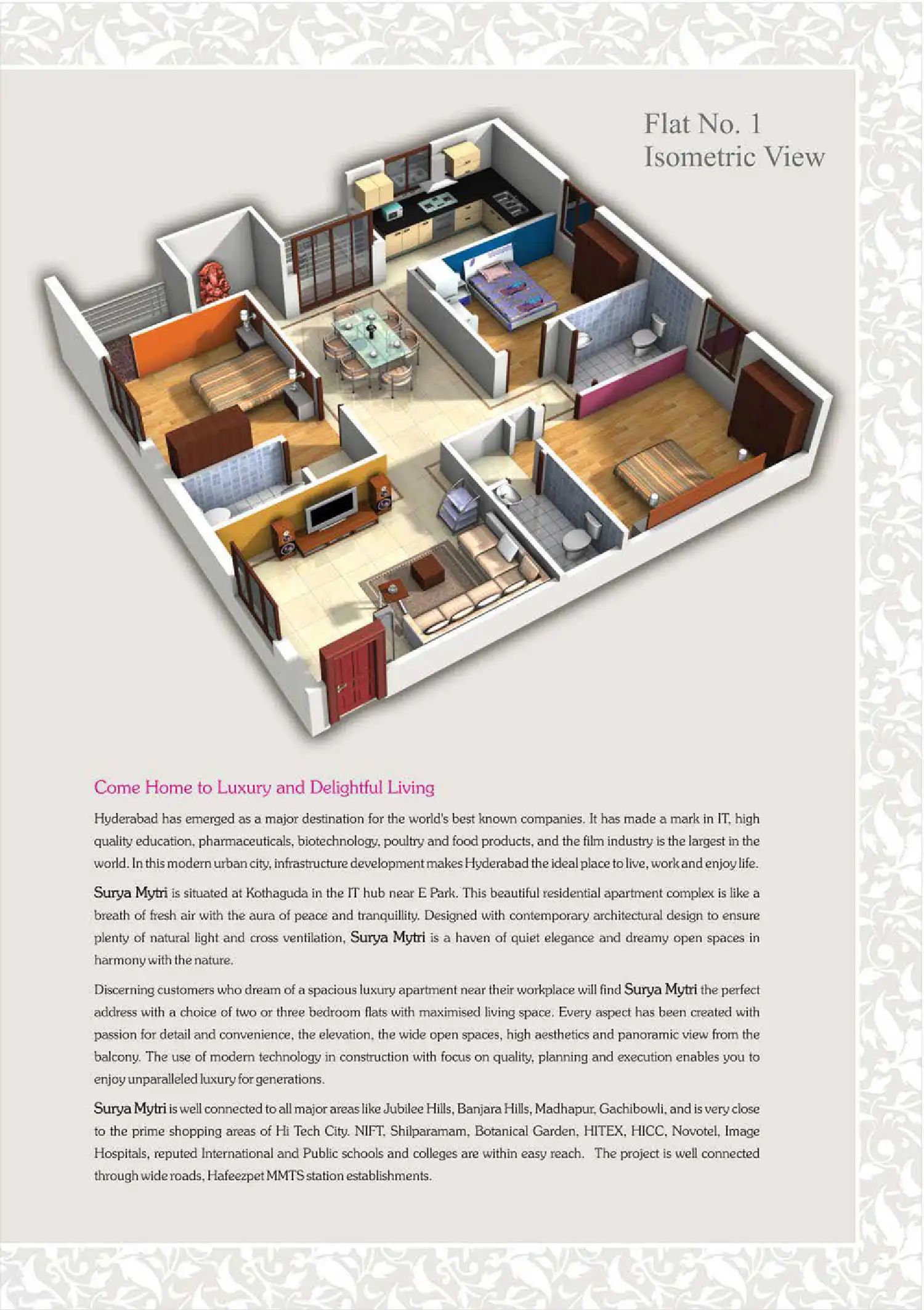 Surya Residency Floor Plans & Layout