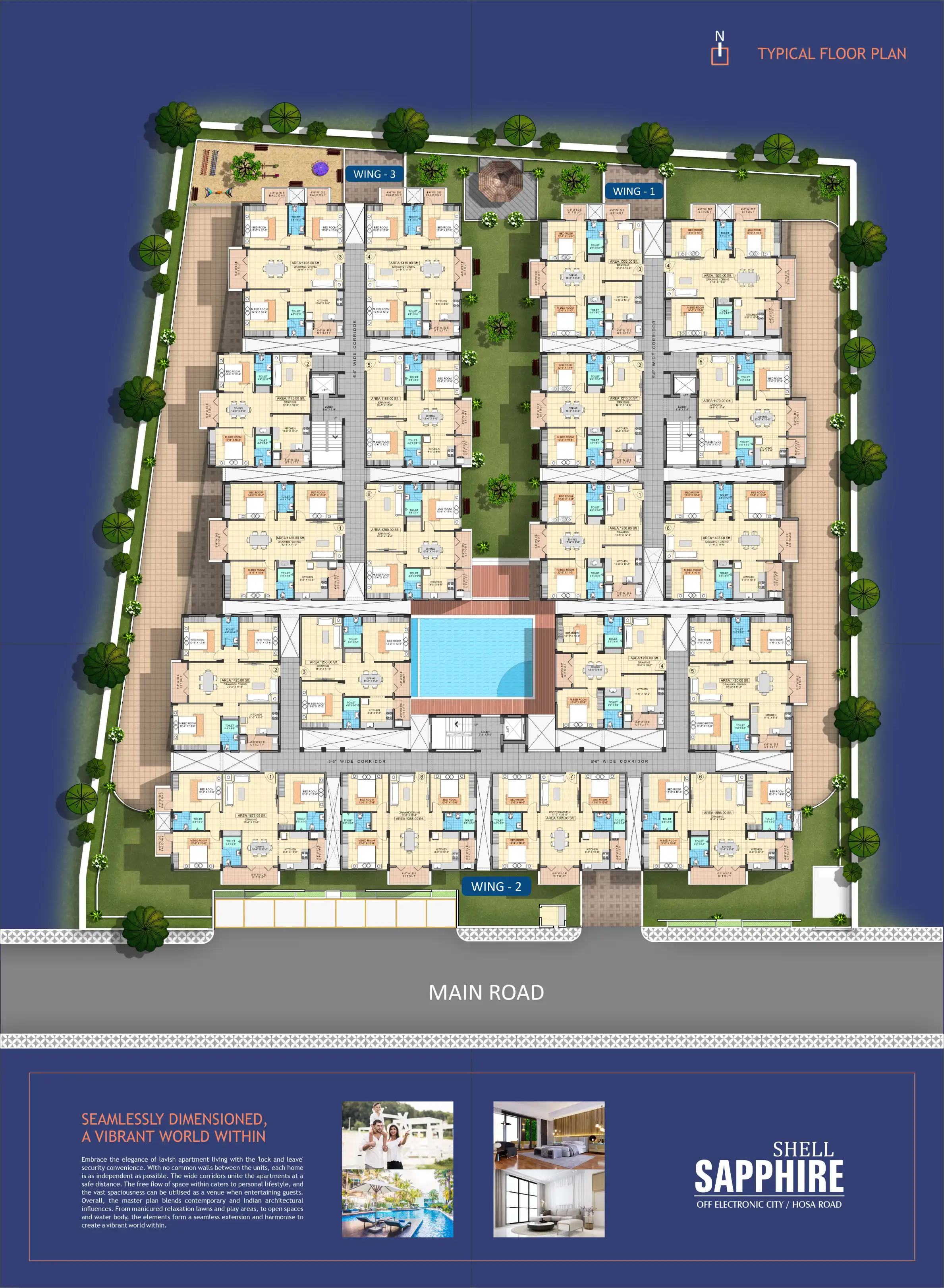 SR Sapphire Floor Plans & Layout