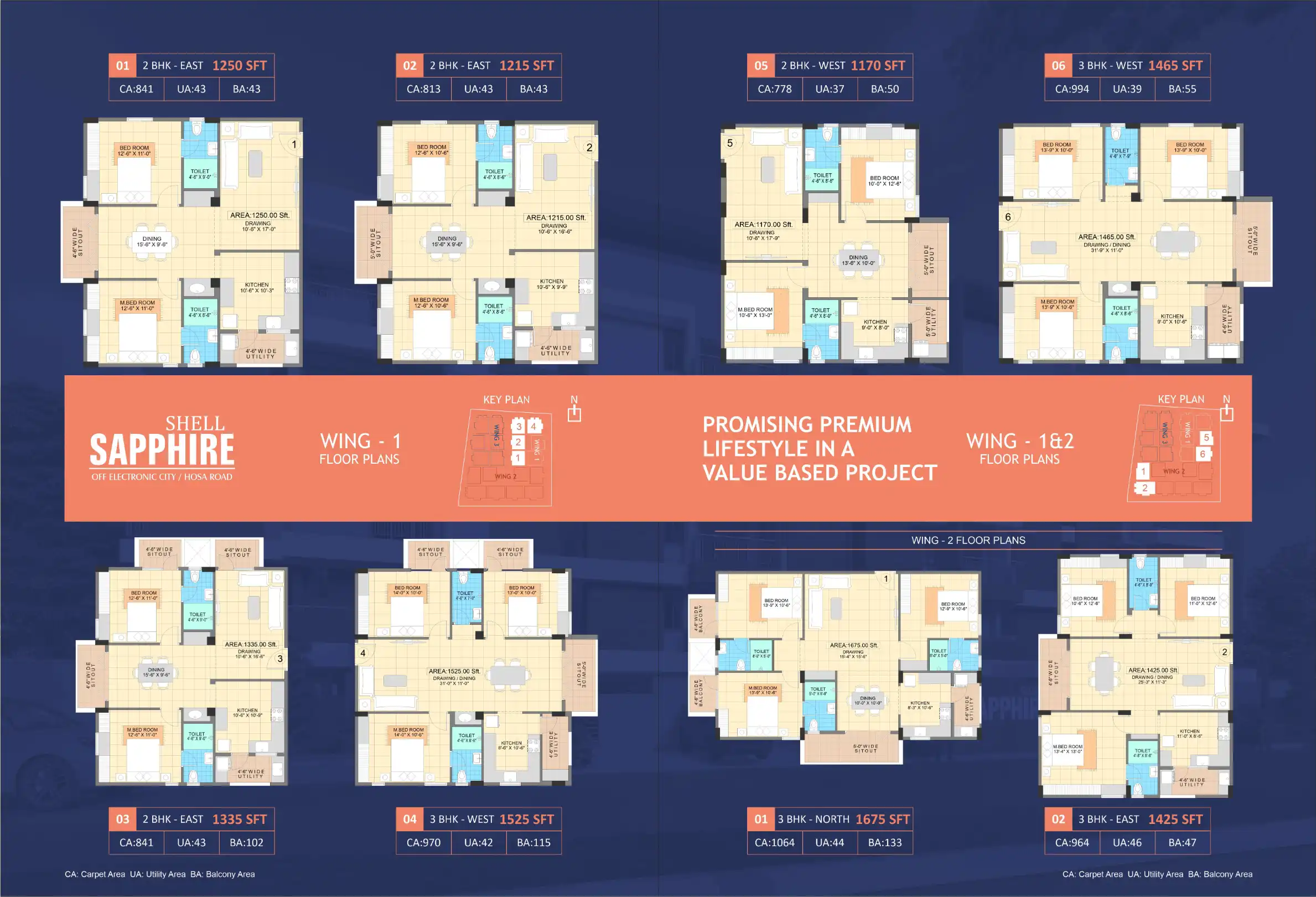 SR Sapphire Floor Plans & Layout
