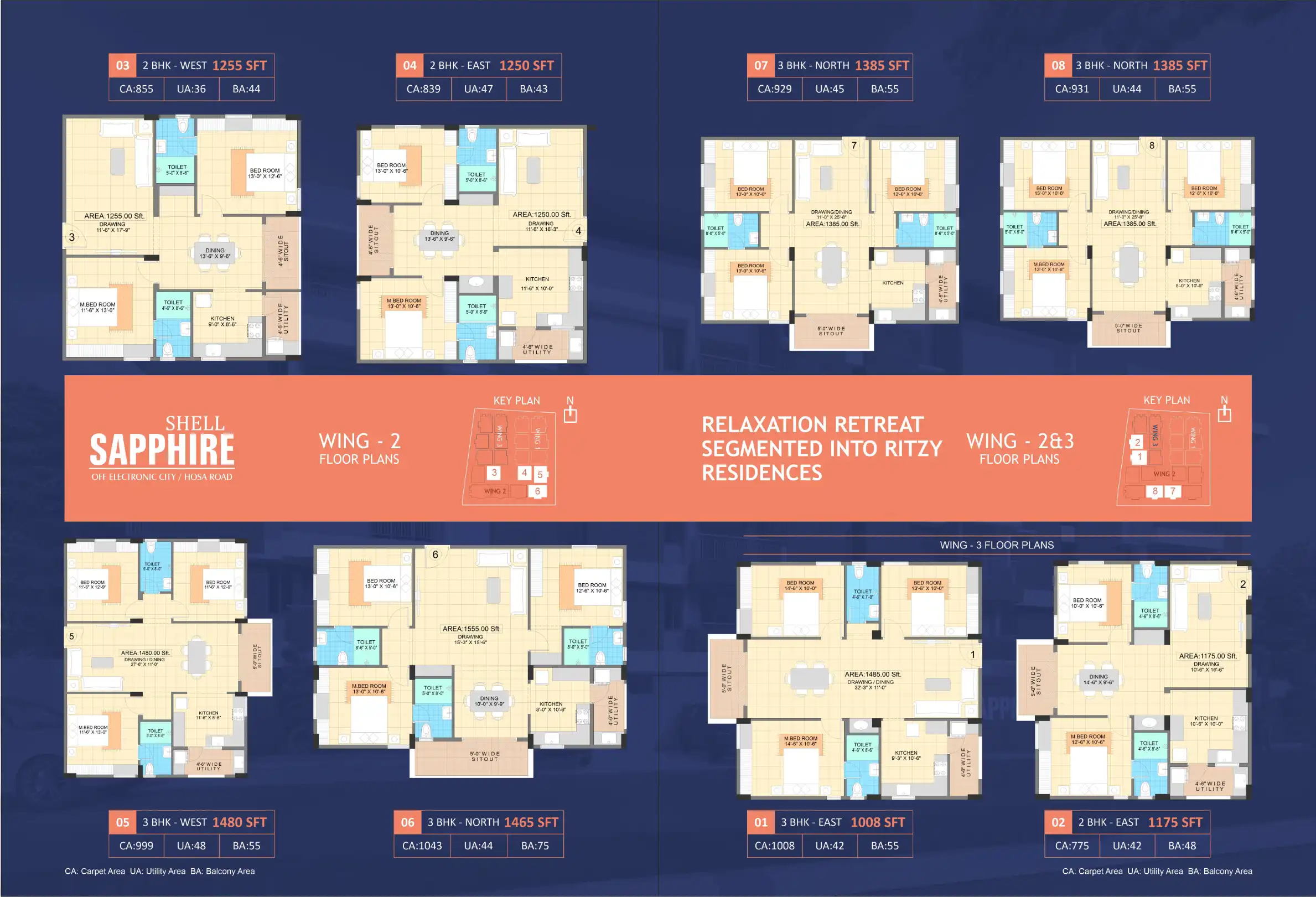 SR Sapphire Floor Plans & Layout