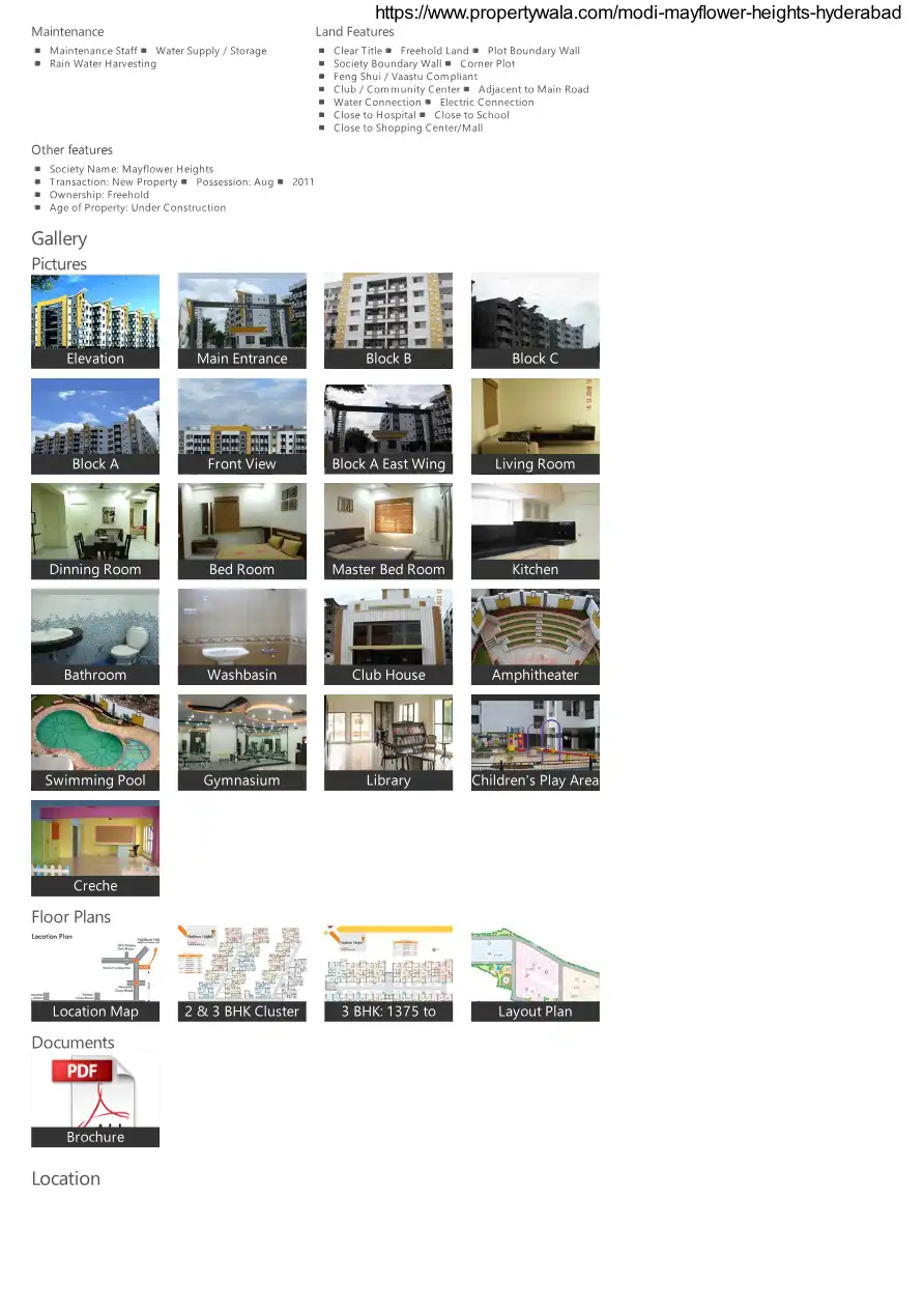 Mahesh Heights Floor Plans & Layout