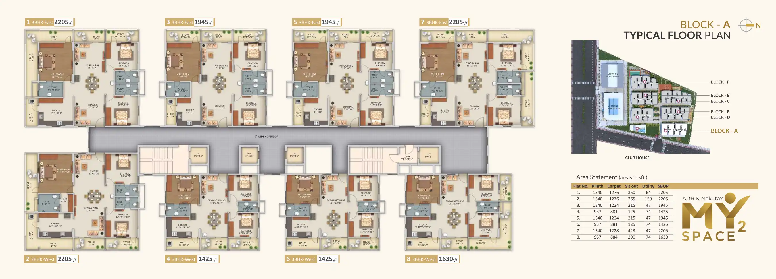 MY Space II Floor Plans & Layout