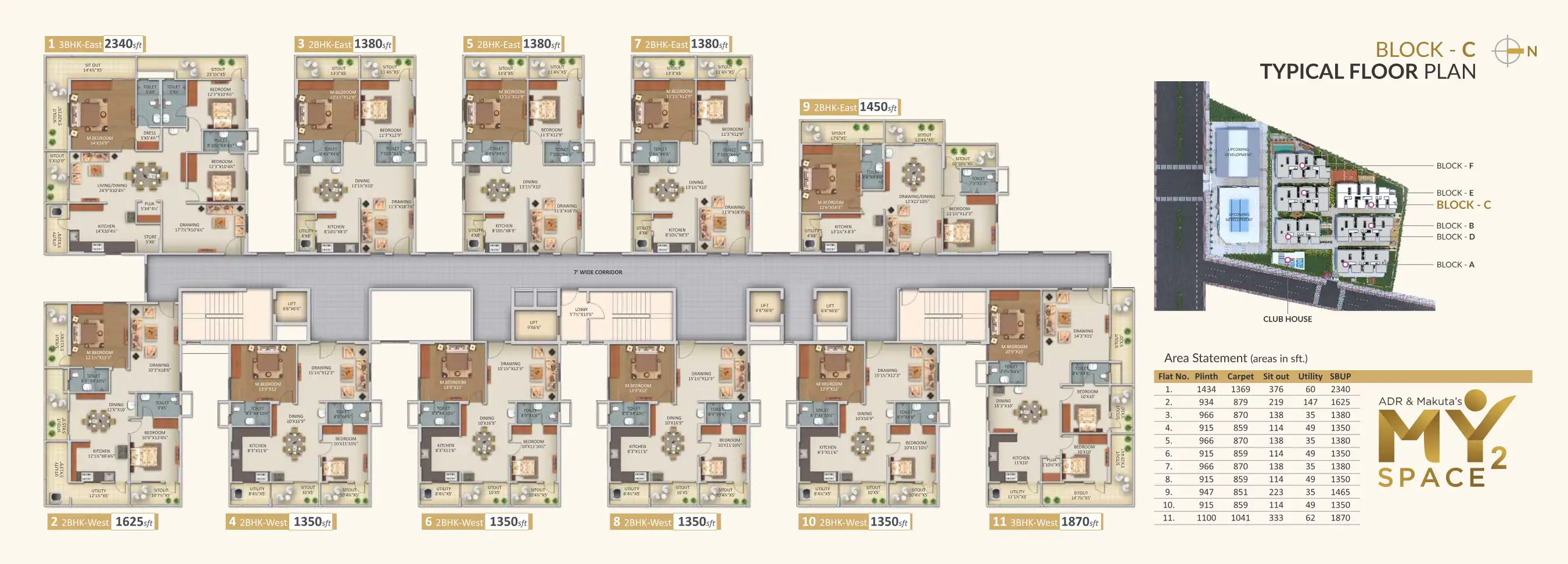 MY Space II Floor Plans & Layout