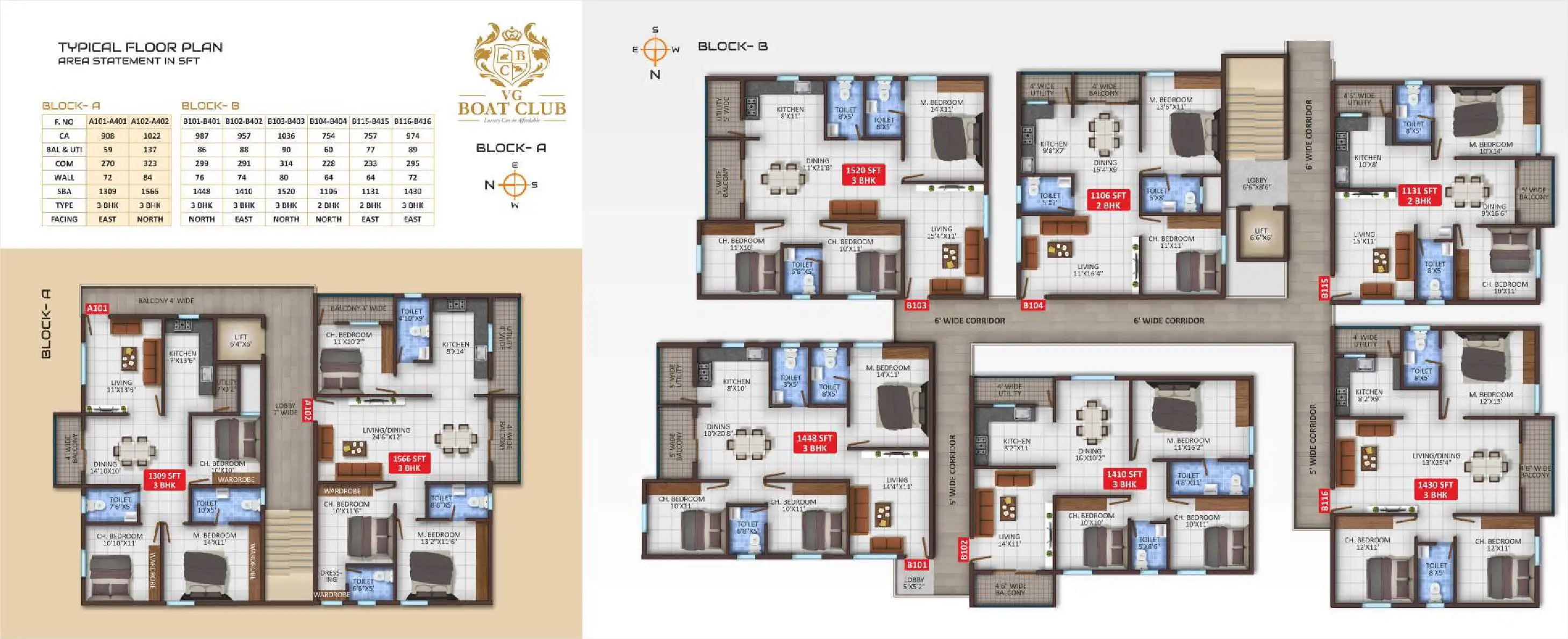 The Boat Club Floor Plans & Layout