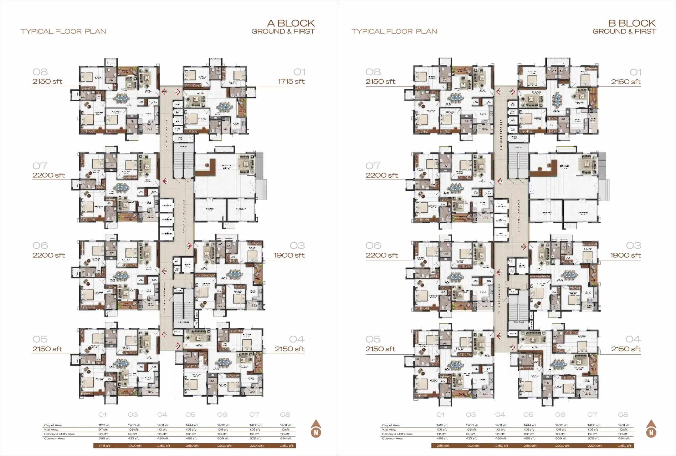 Vajram Ixora Floor Plans & Layout
