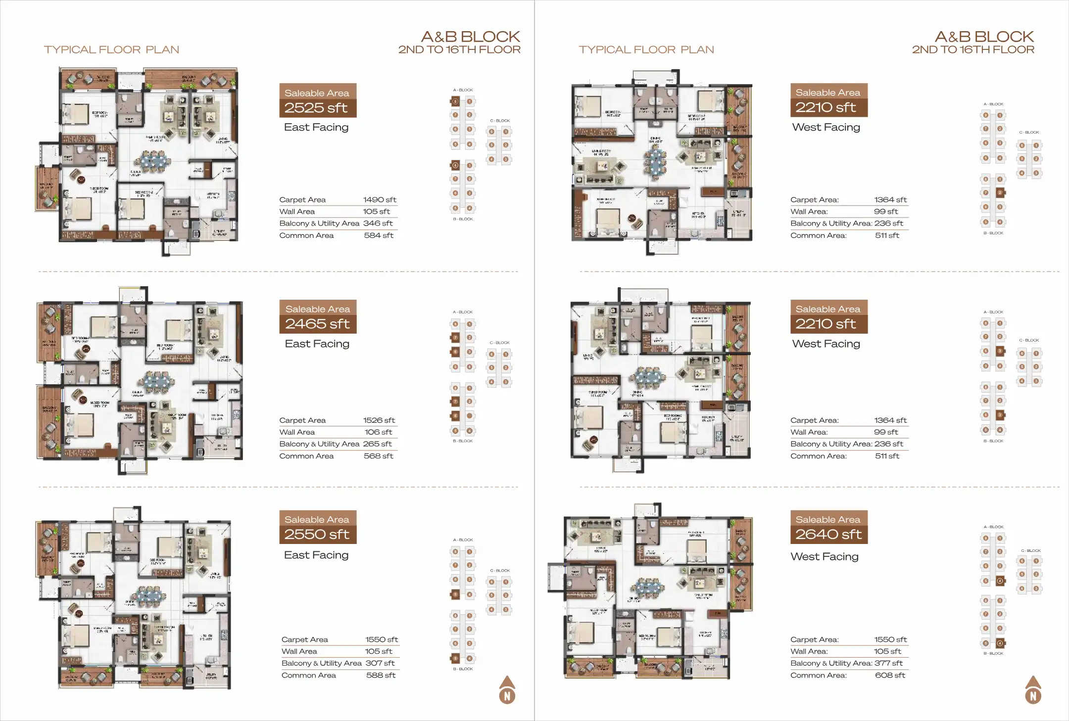 Vajram Ixora Floor Plans & Layout