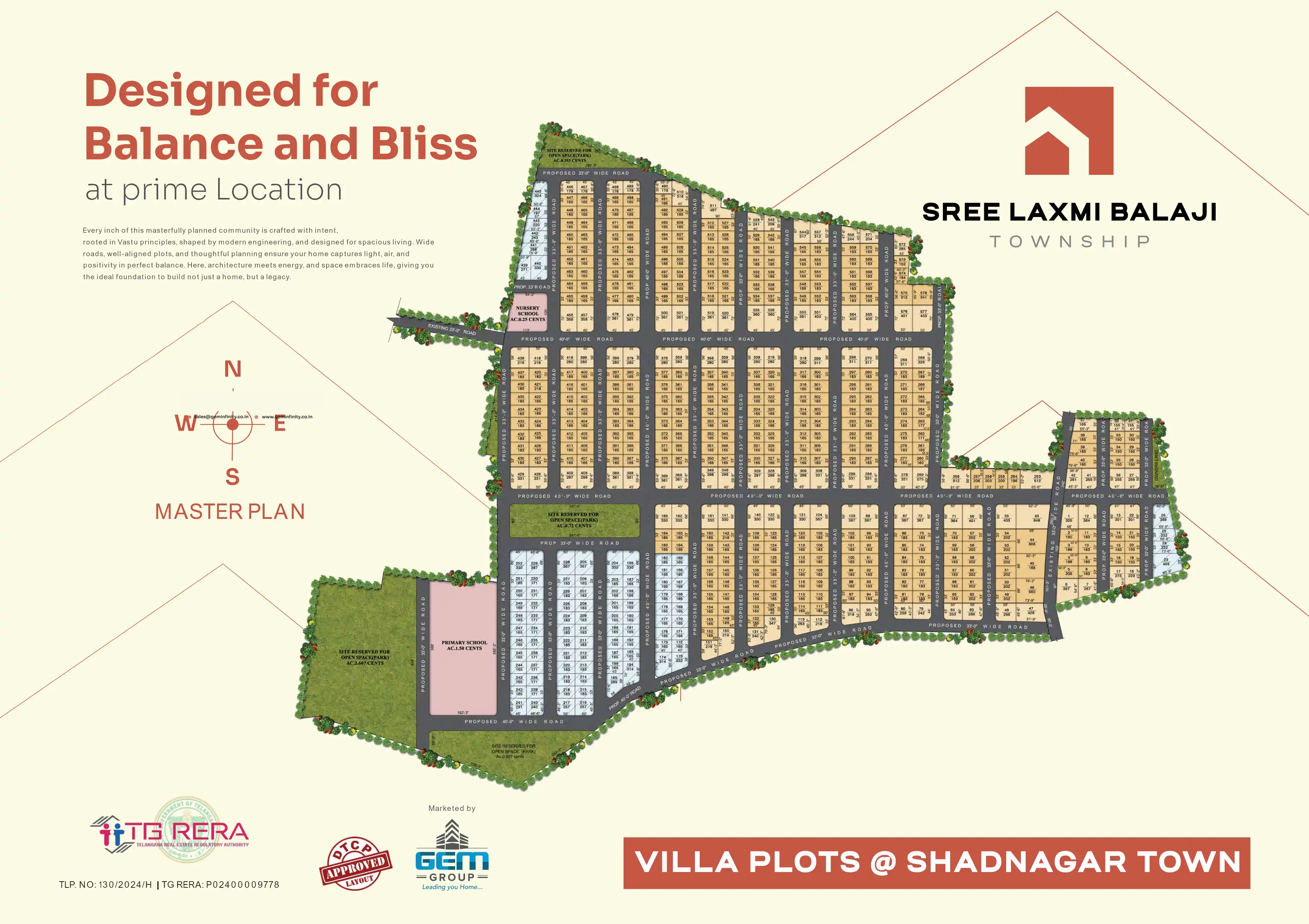 Sree Balaji Township Floor Plans & Layout