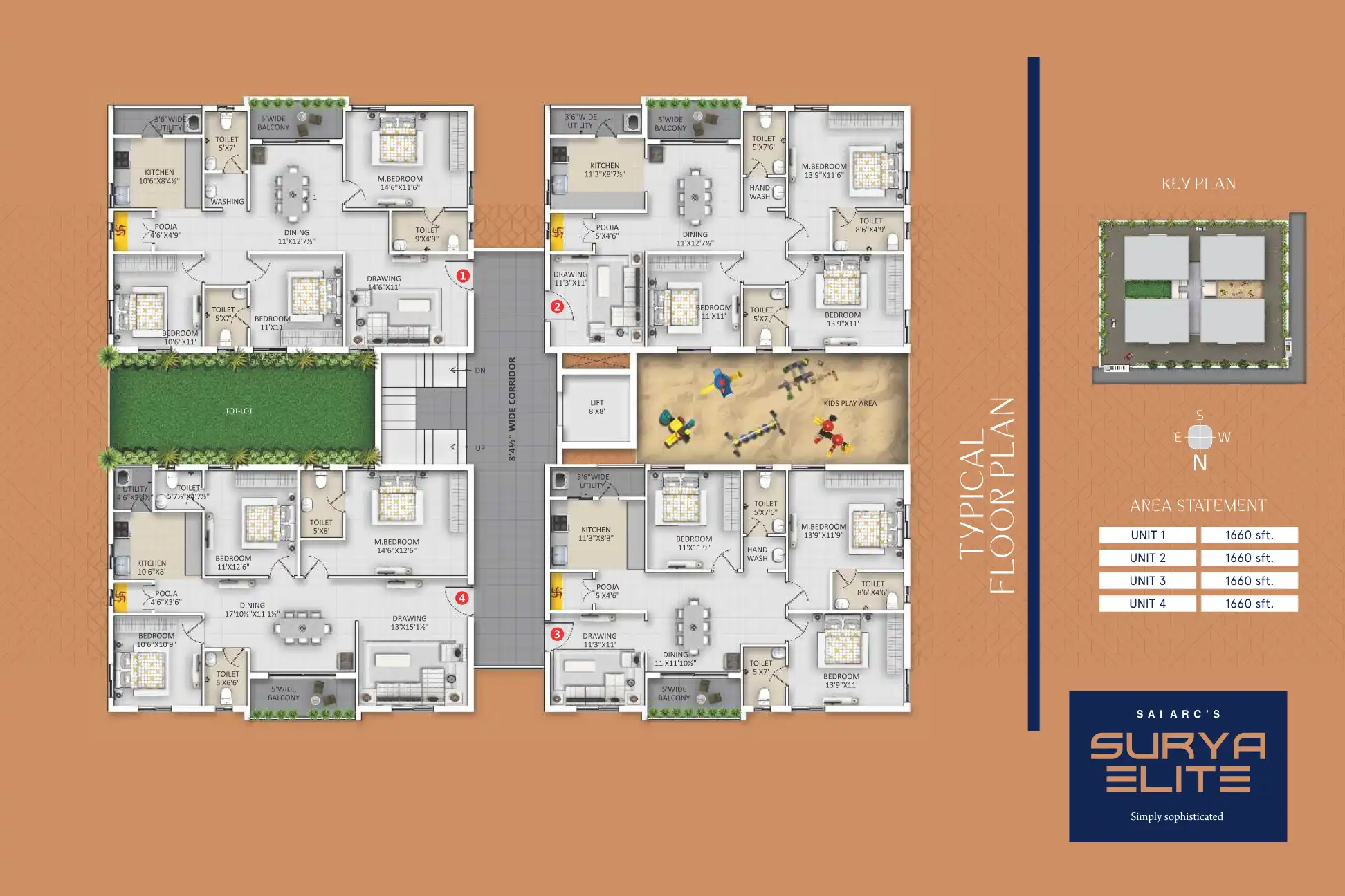 Saiarc S Surya Elite Floor Plans & Layout