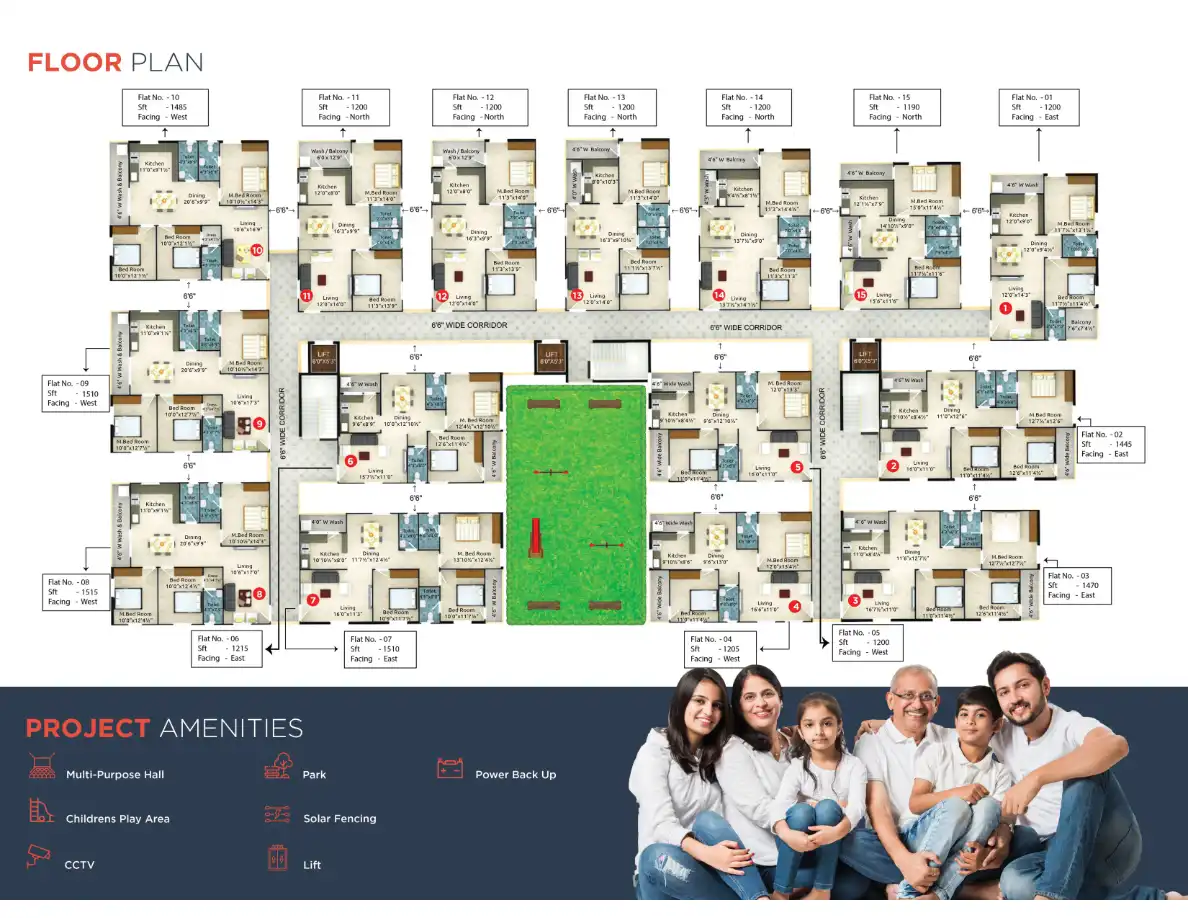 Lalitha Majestic Floor Plans & Layout