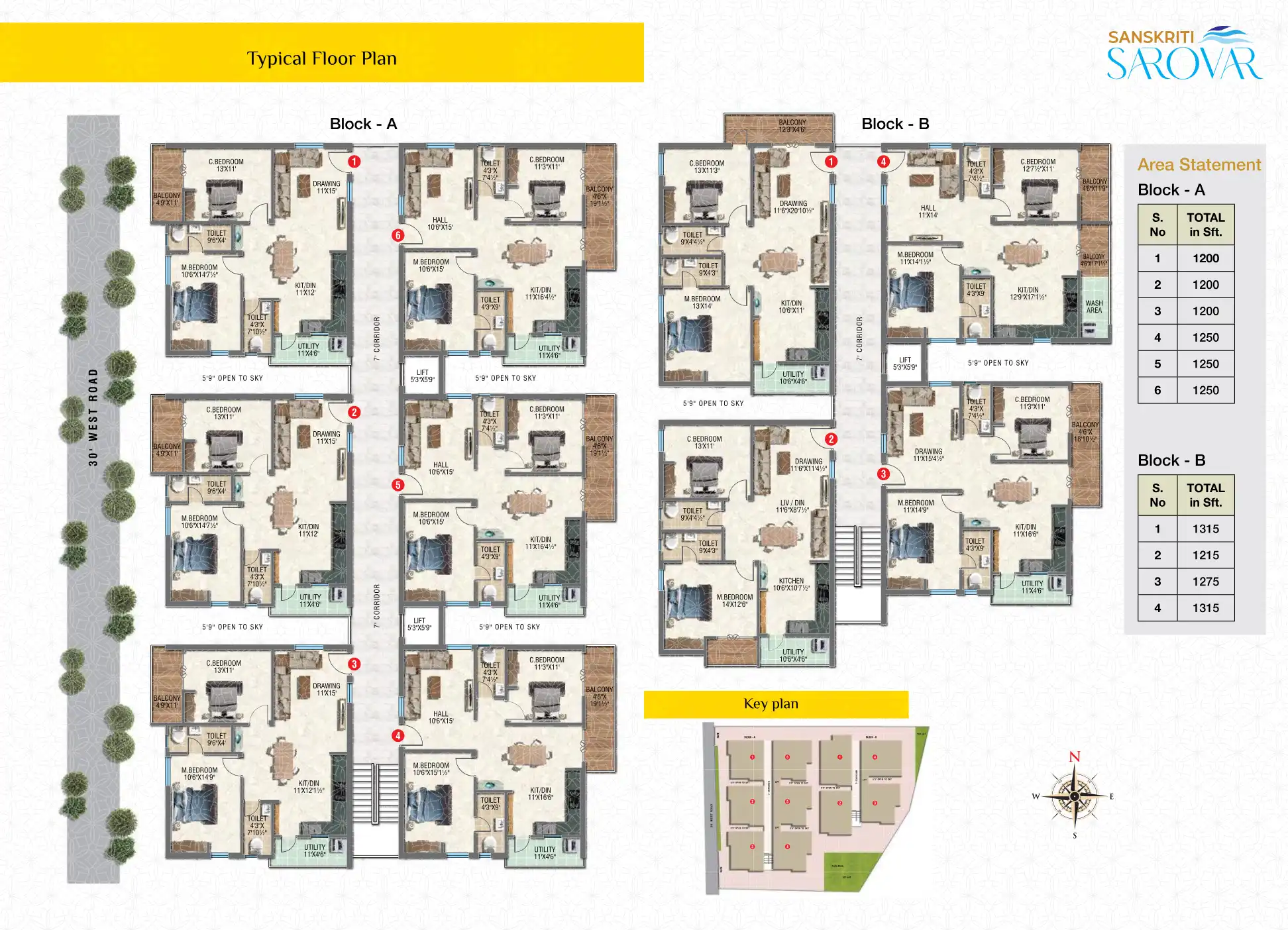 Sanskriti Floor Plans & Layout