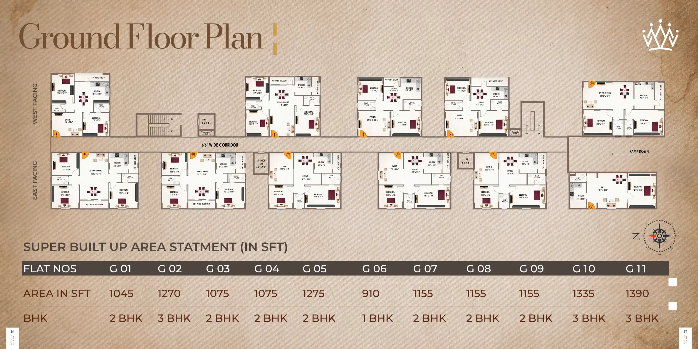 Infocity Majestic Floor Plans & Layout