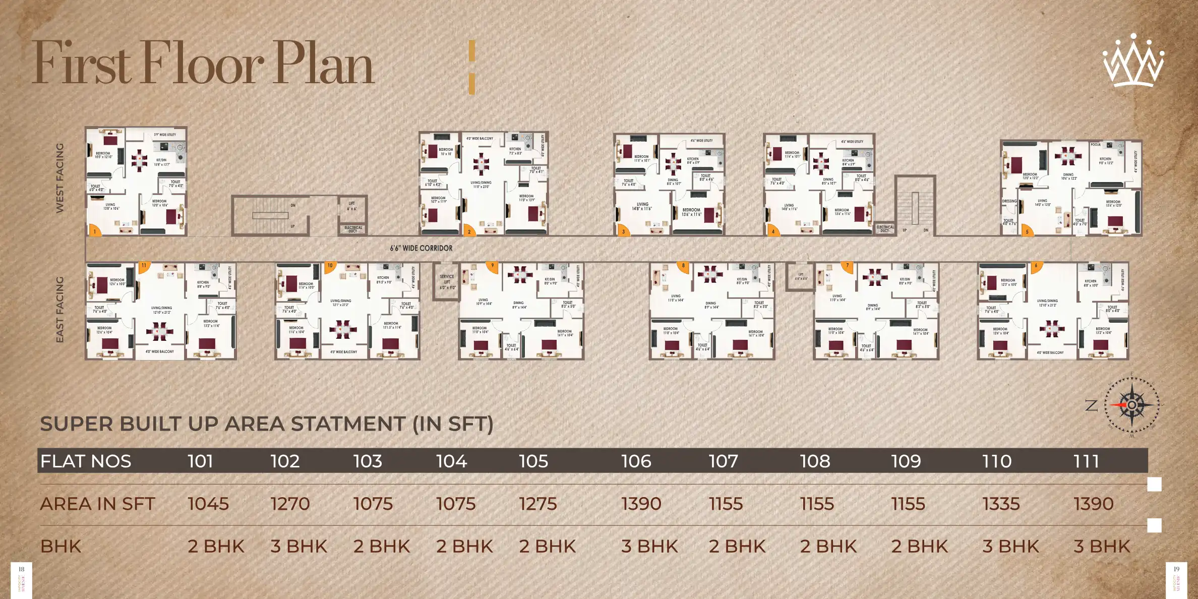 Infocity Majestic Floor Plans & Layout