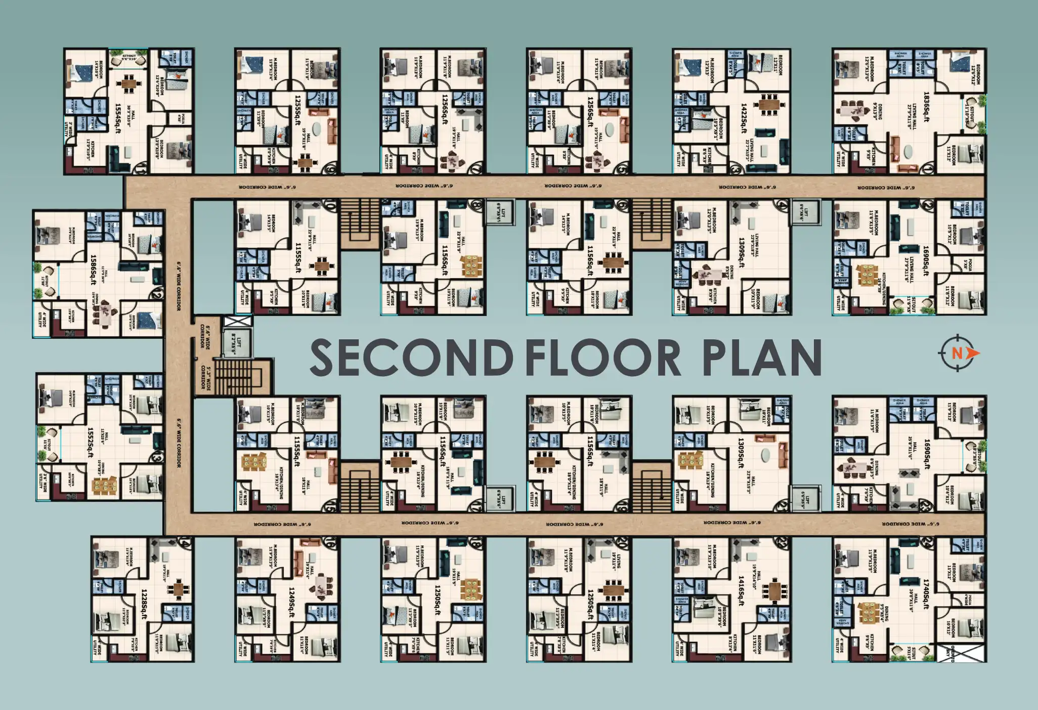 One Adobe Floor Plans & Layout