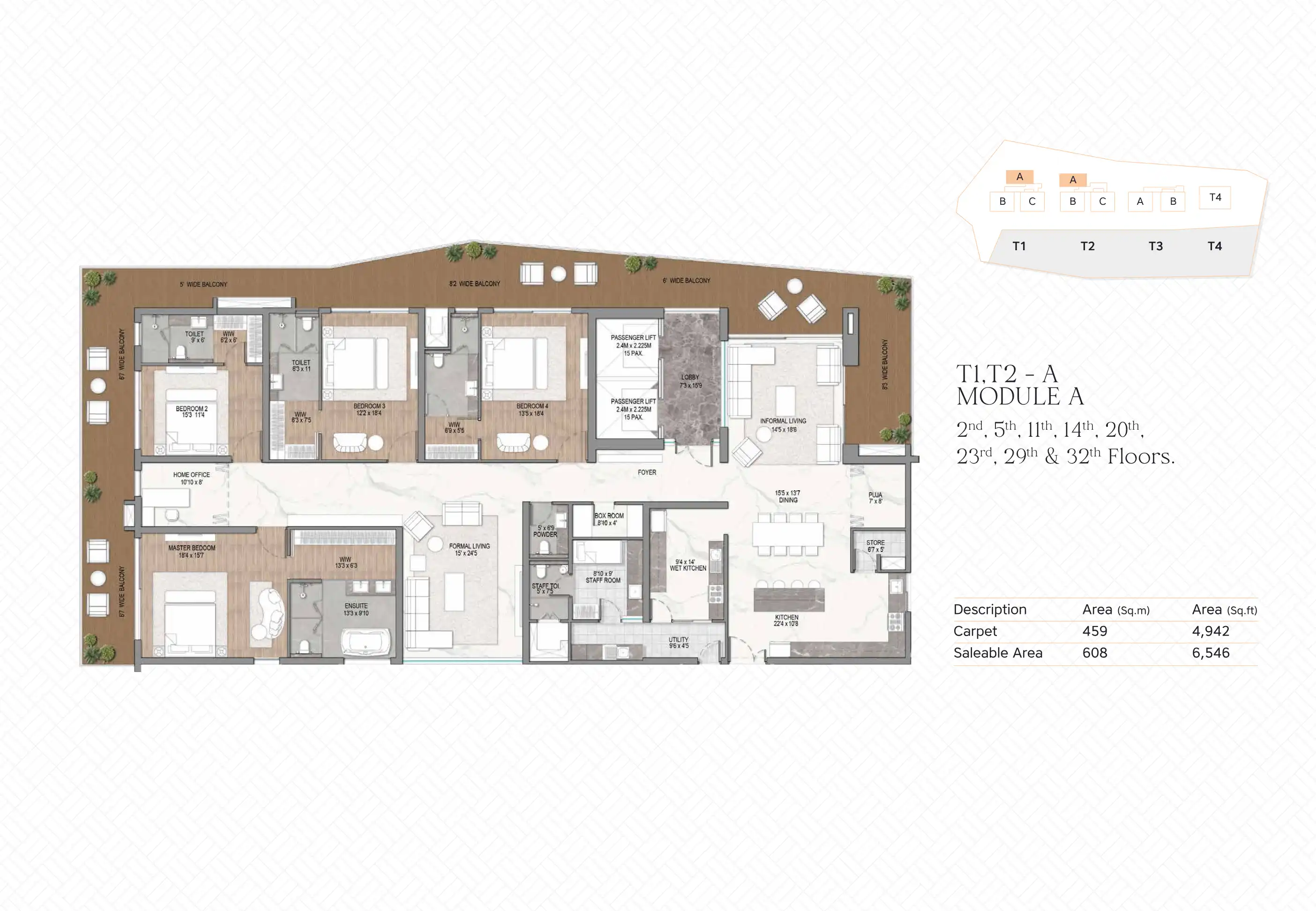 Sri Aditya Vantage Floor Plans & Layout