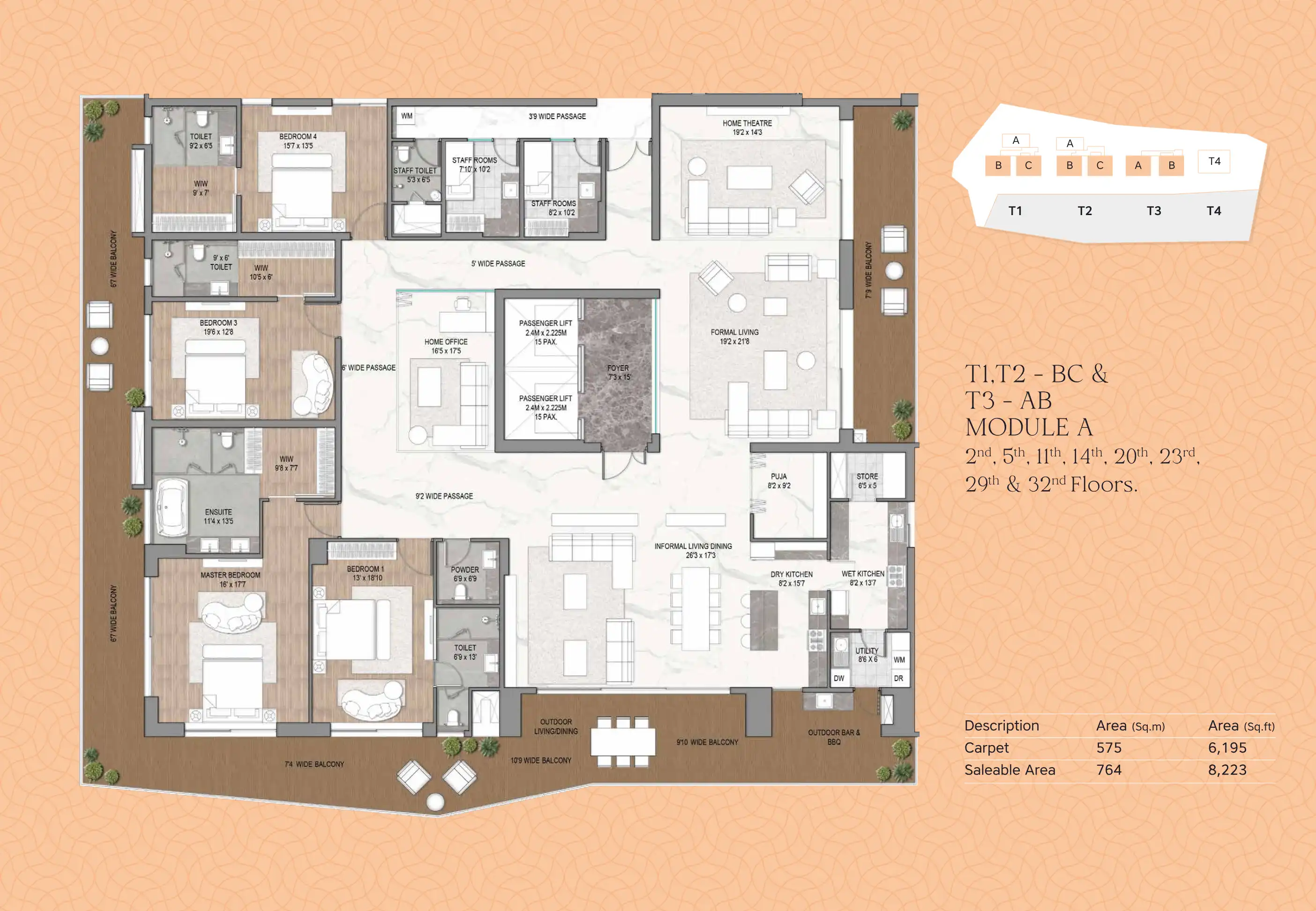 Sri Aditya Vantage Floor Plans & Layout