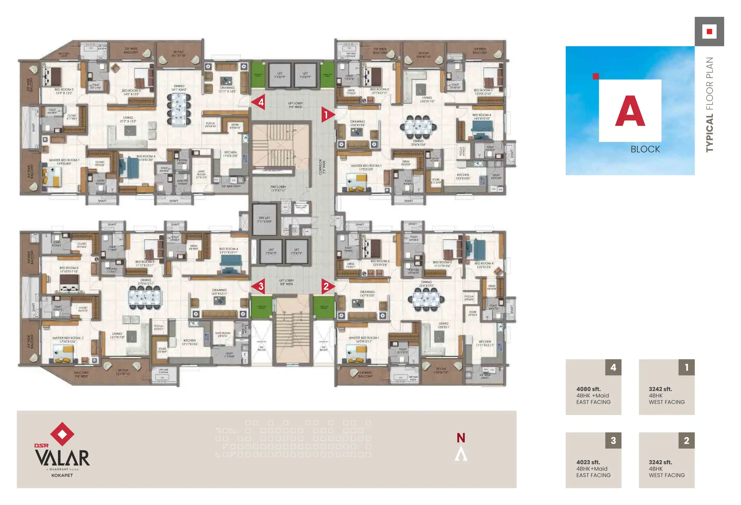 Dsr Valar Floor Plans & Layout