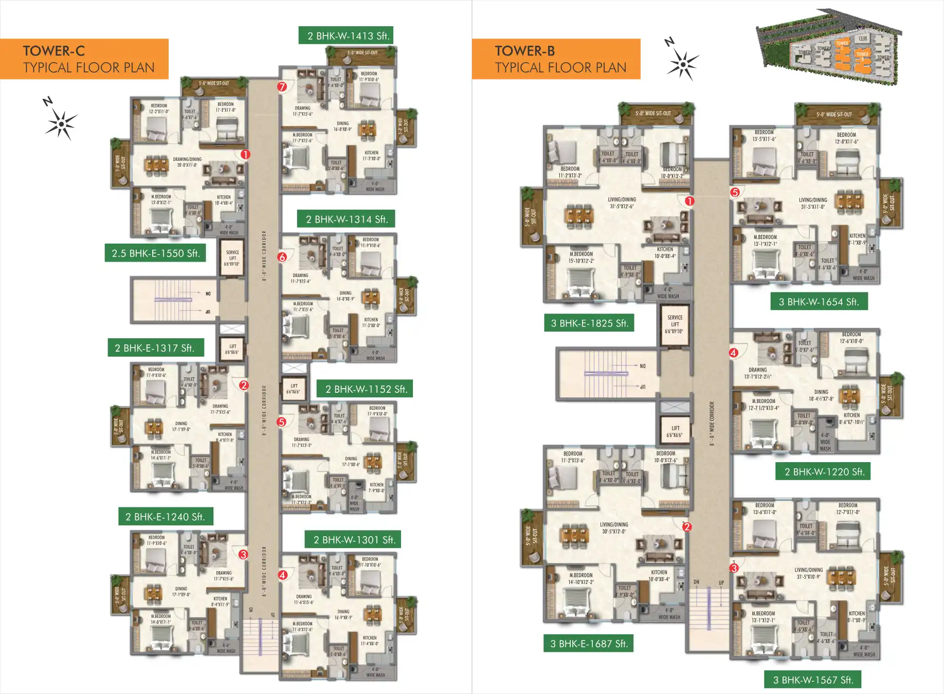 Arkala Life Floor Plans & Layout