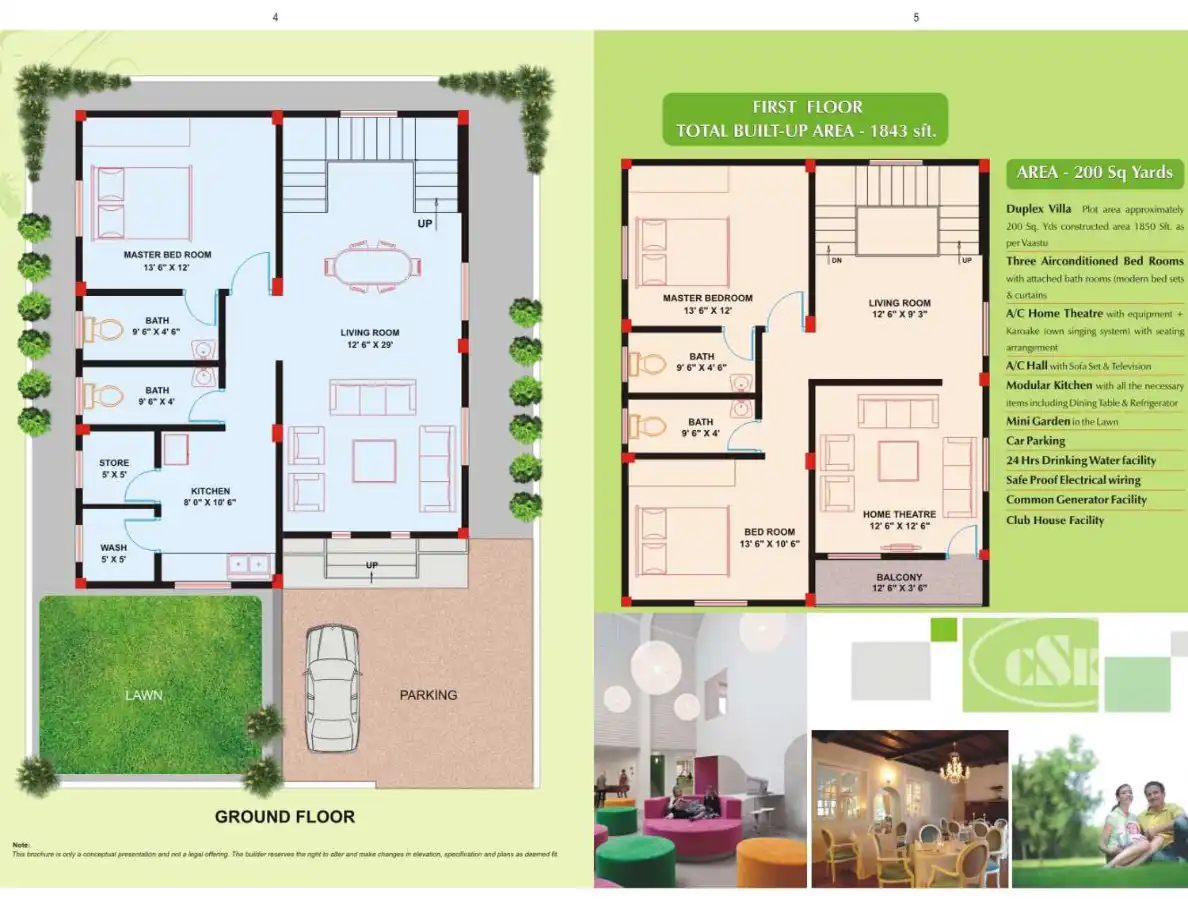 Prestige County 1 Floor Plans & Layout